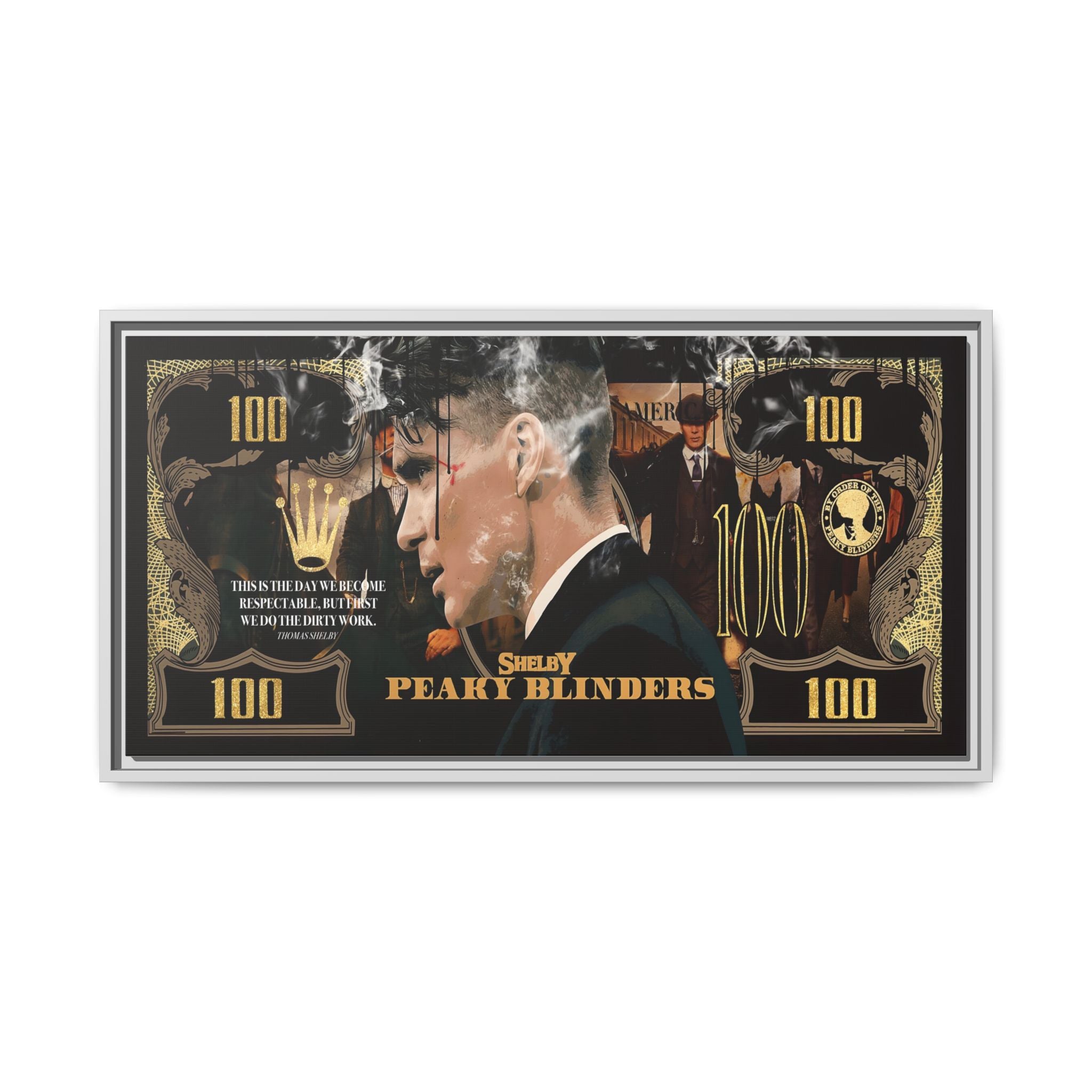 Peaky Blinders Golden Era: Shelby Saga in Commemorative Art, Criminal Elegance Poster - Canvas Wall Art