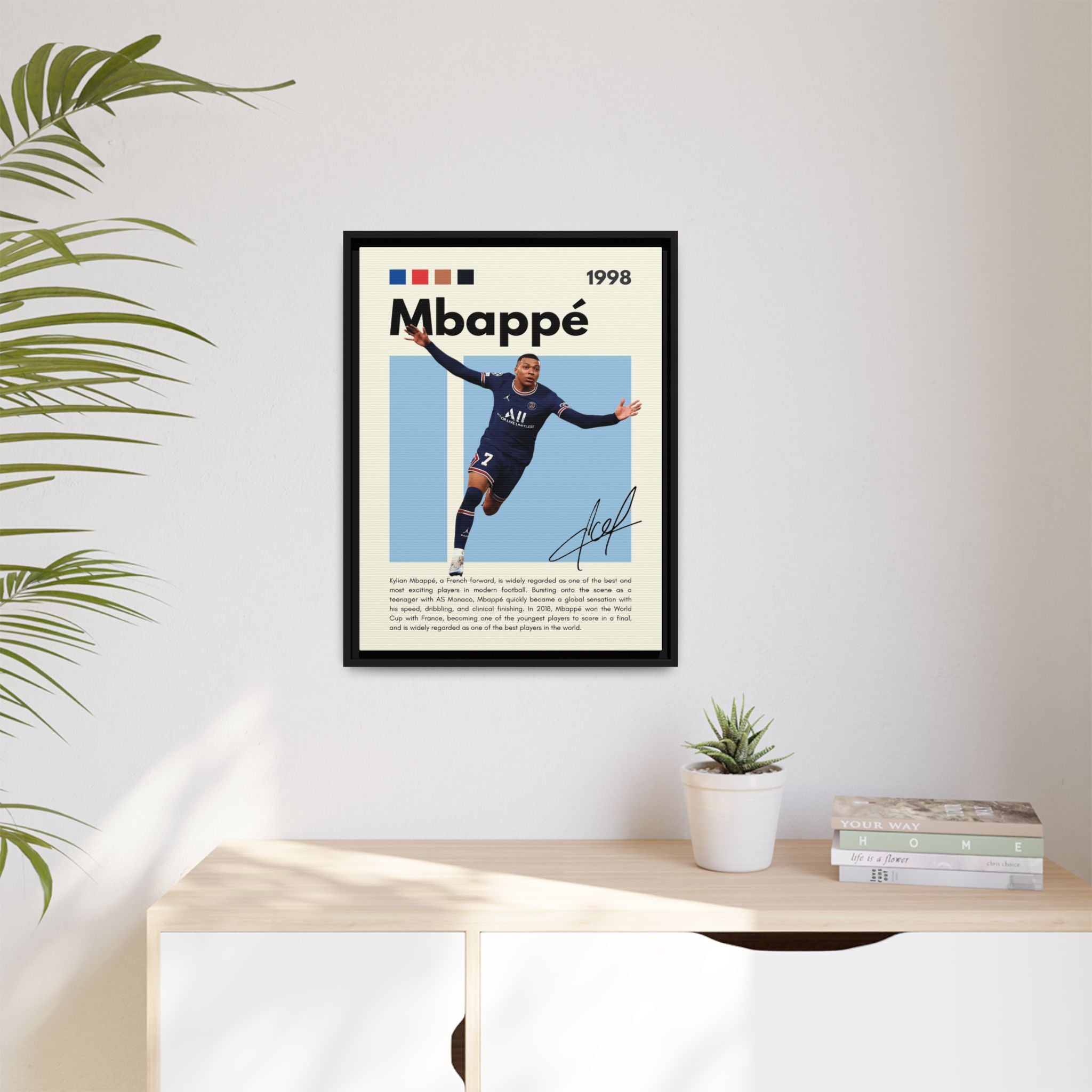 Mbappé Magic - Canvas Wall Art