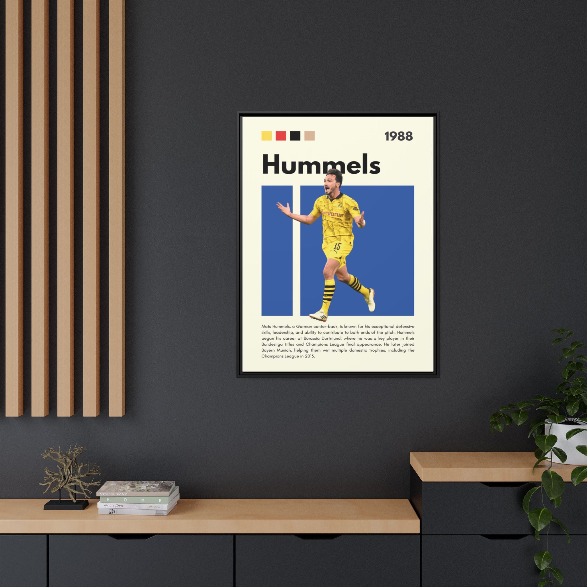 Hummels: Defensive Maestro - Canvas Wall Art