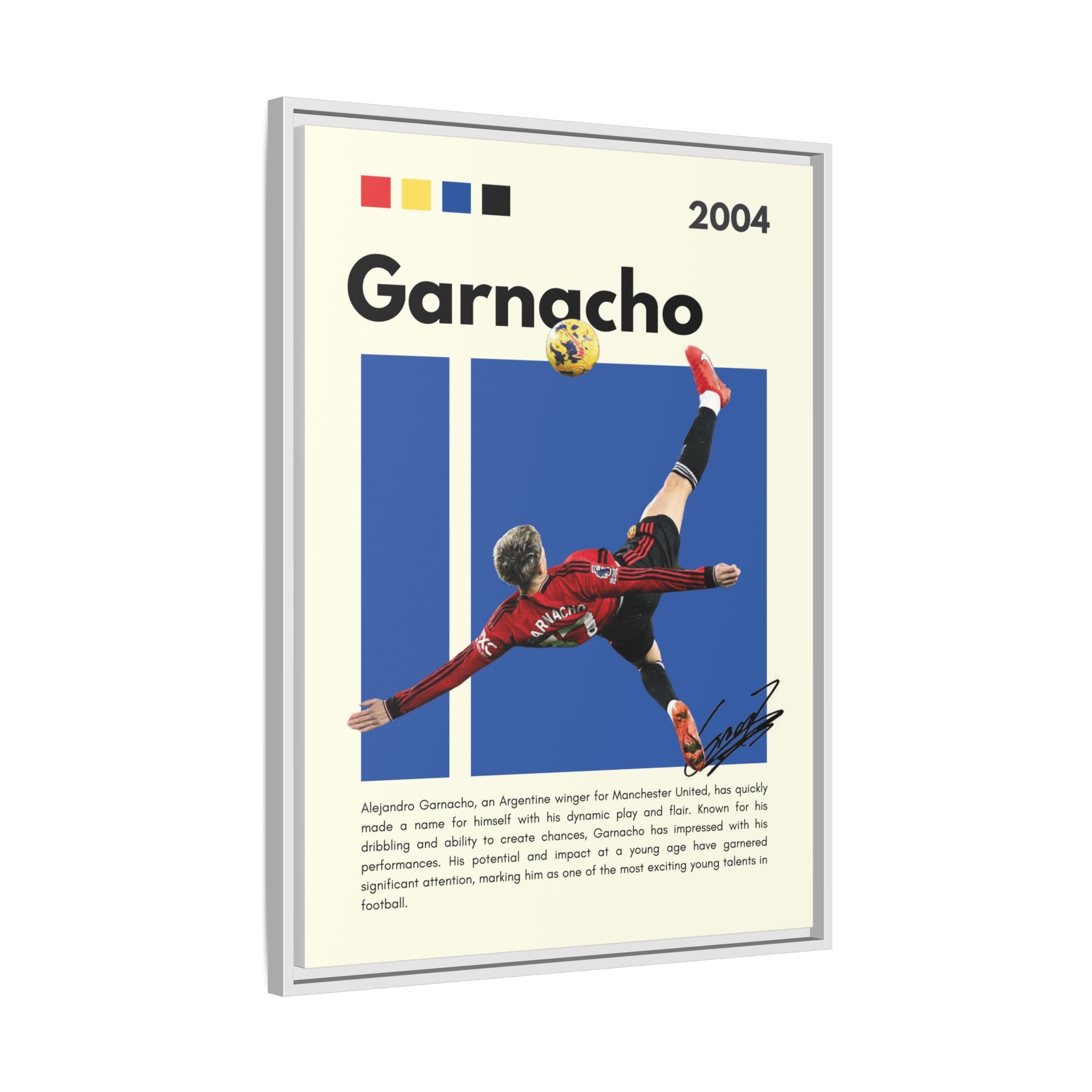 Garnacho Rises - Canvas Wall Art