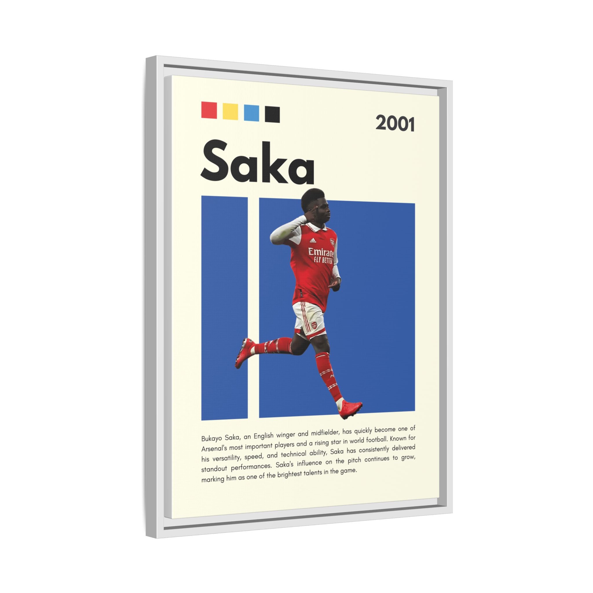Saka Soars - Canvas Wall Art