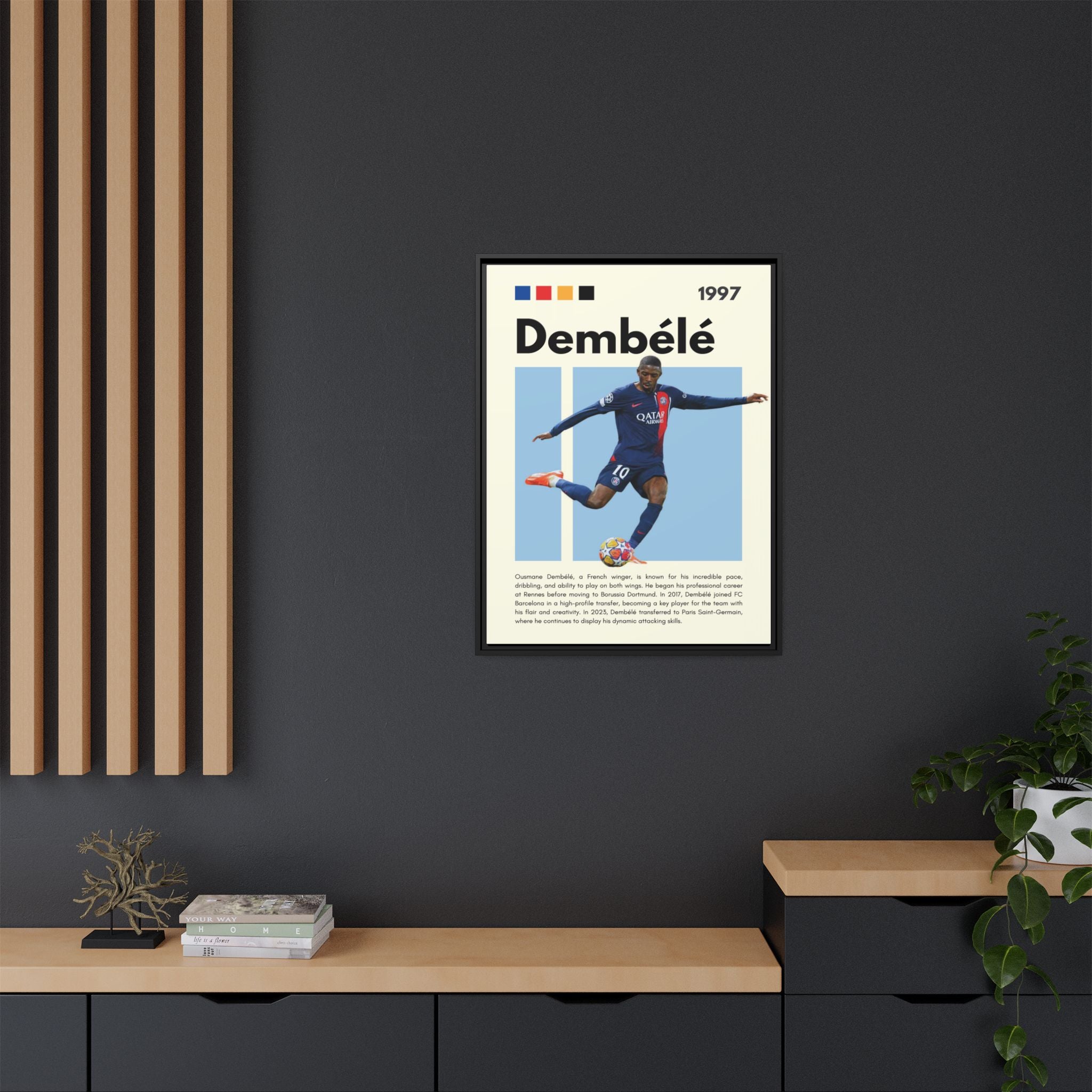 Dembélé - Canvas Wall Art