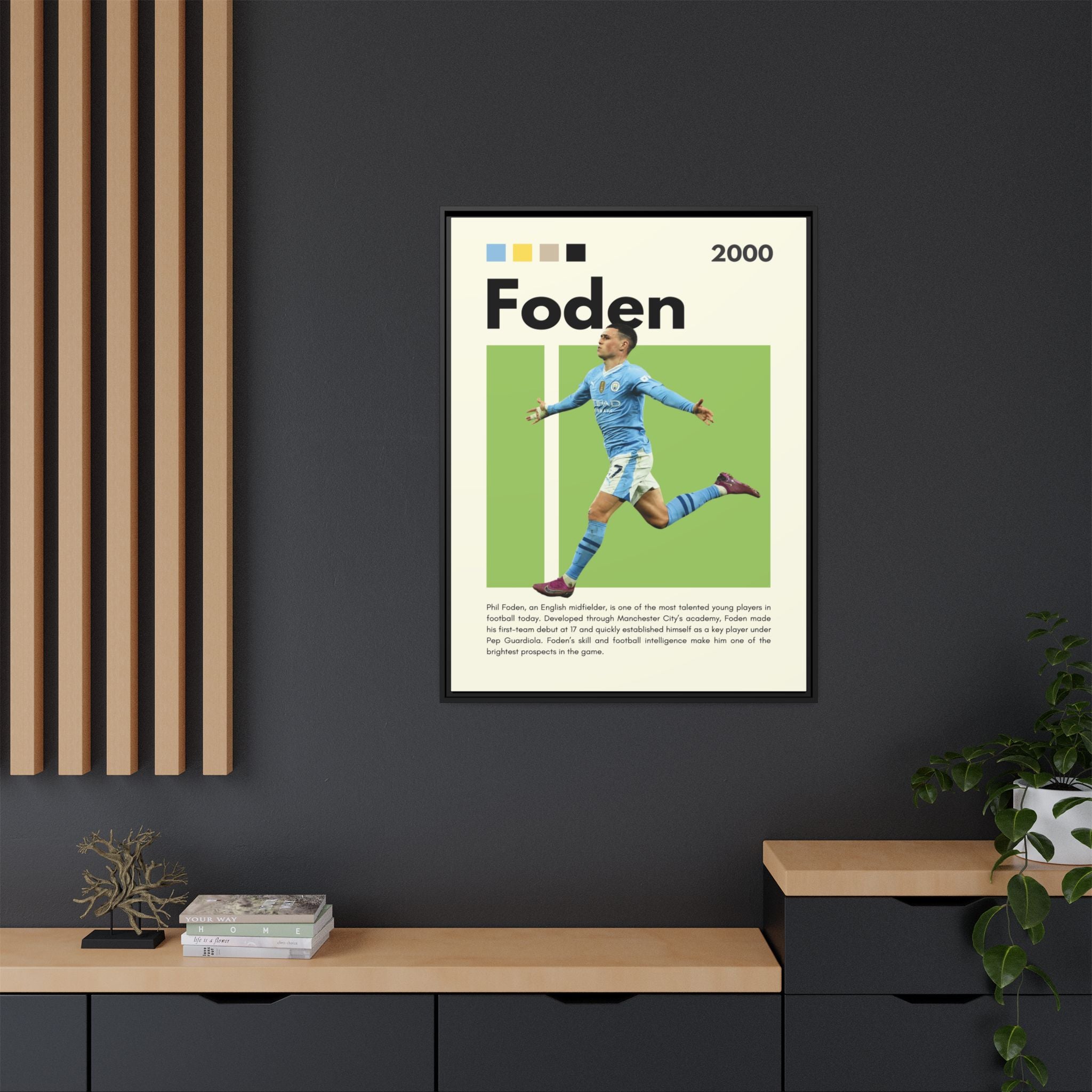 Sky Blue Prodigy - Canvas Wall Art