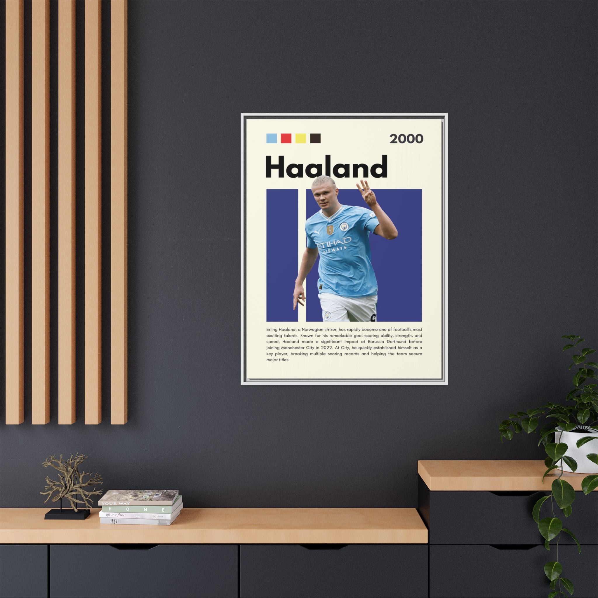 Haaland Rising - Canvas Wall Art