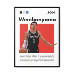 Wembanyama Rising - Canvas Wall Art