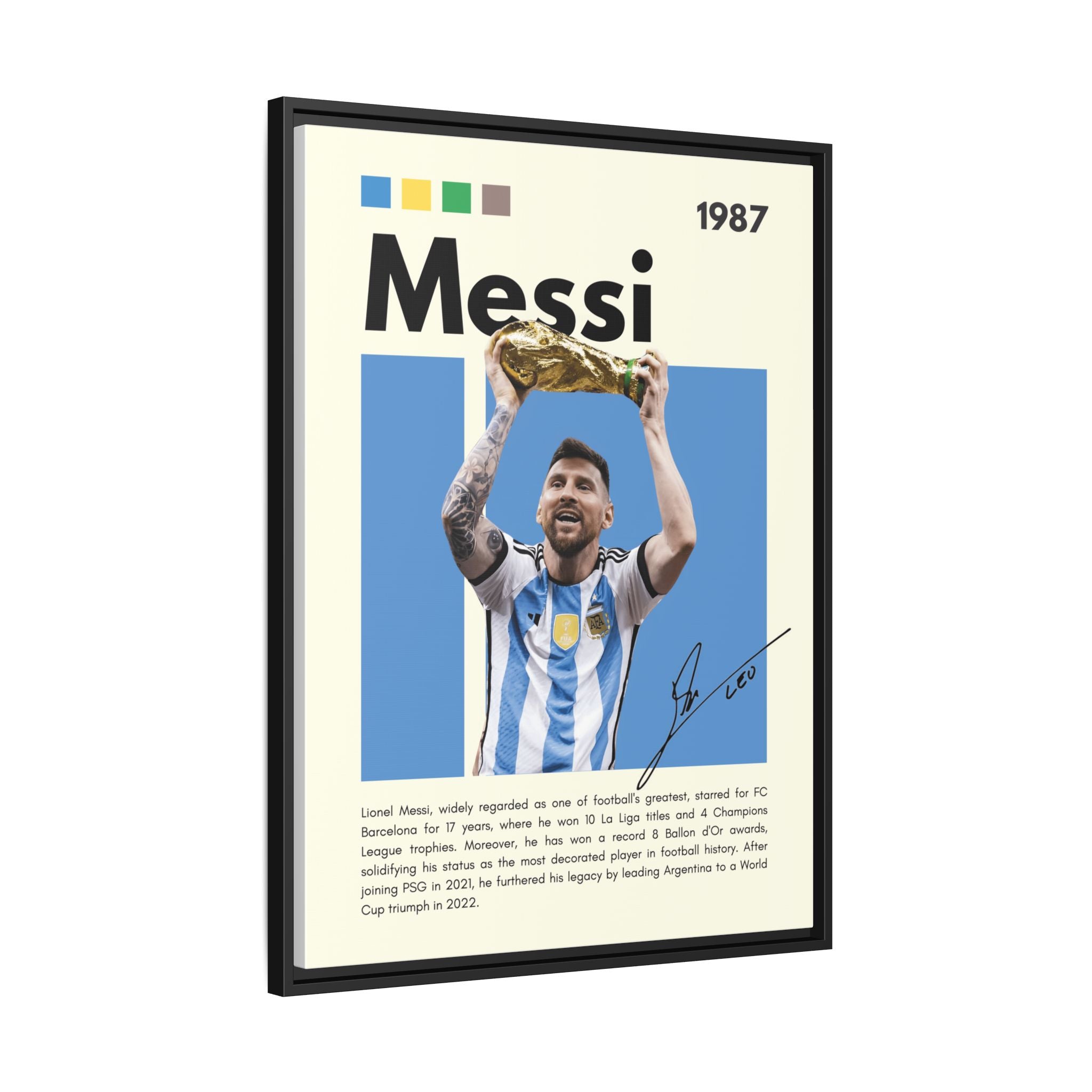 Messi's Triumph - Canvas Wall Art