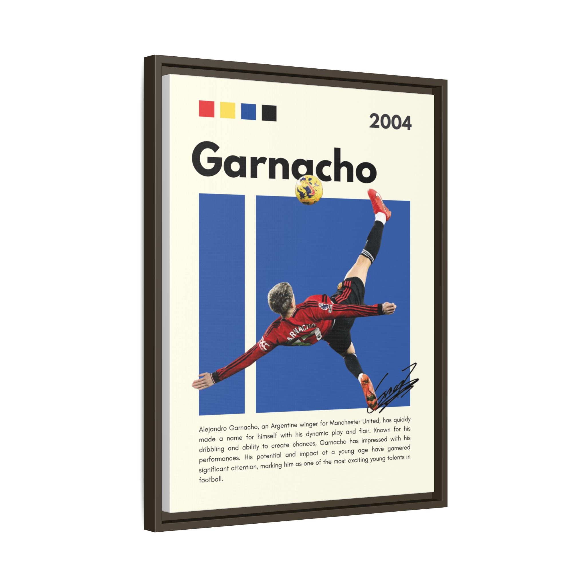 Garnacho Rises - Canvas Wall Art
