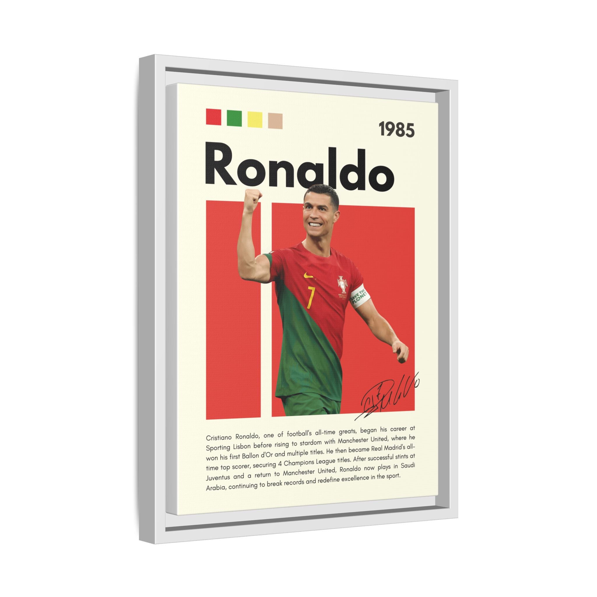 Ronaldo: King of Football - Canvas Wall Art