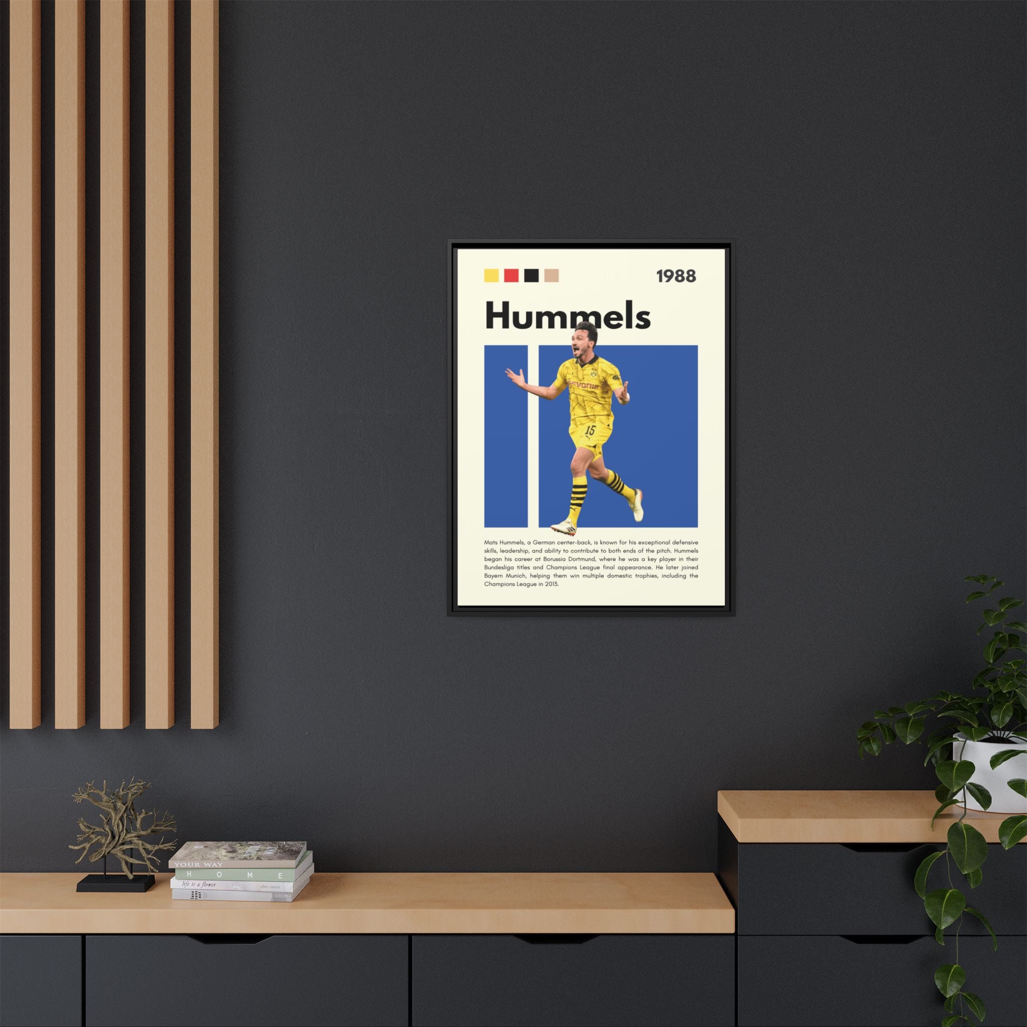 Hummels: Defensive Maestro - Canvas Wall Art