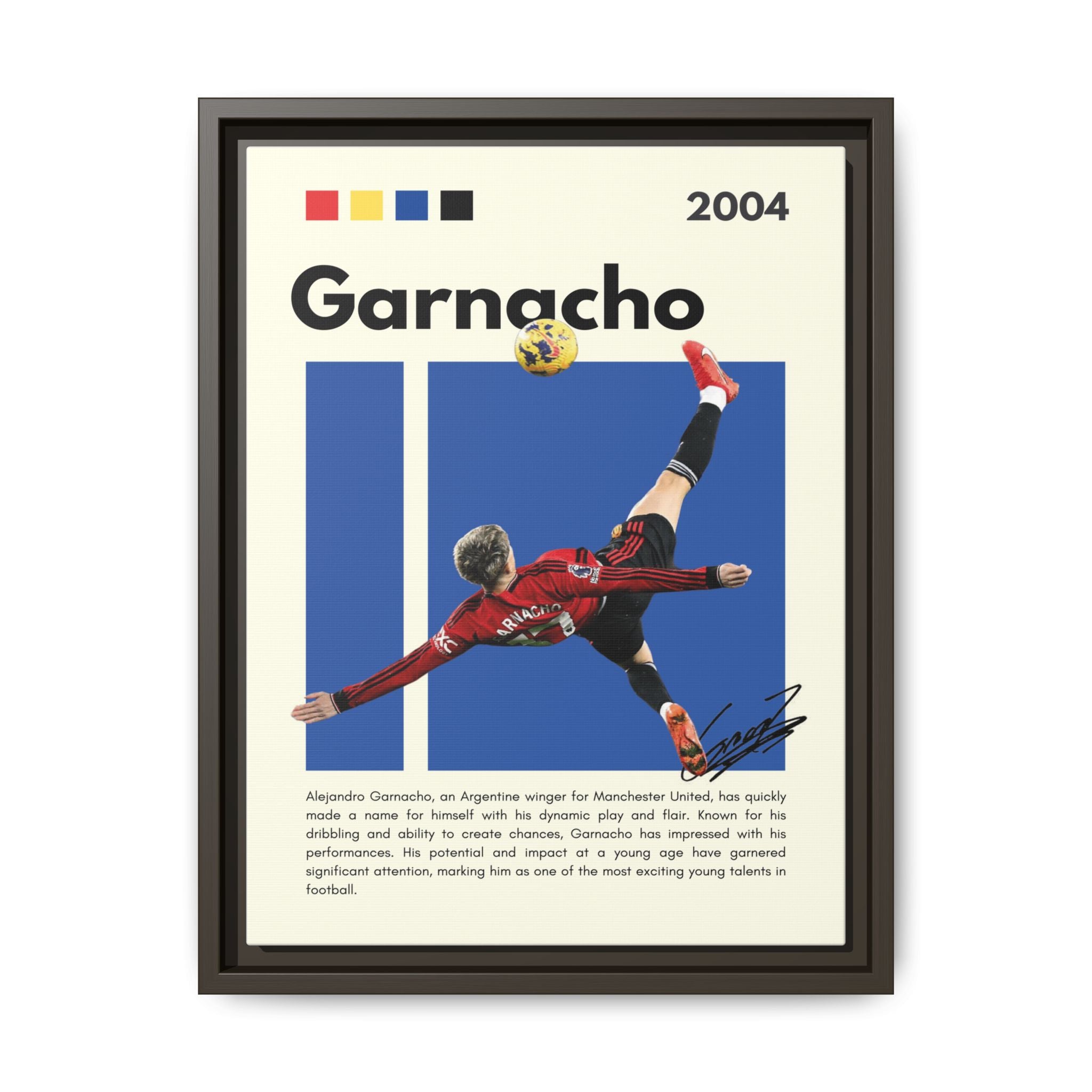 Garnacho Rises - Canvas Wall Art