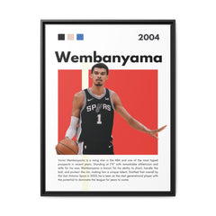 Wembanyama Rising - Canvas Wall Art