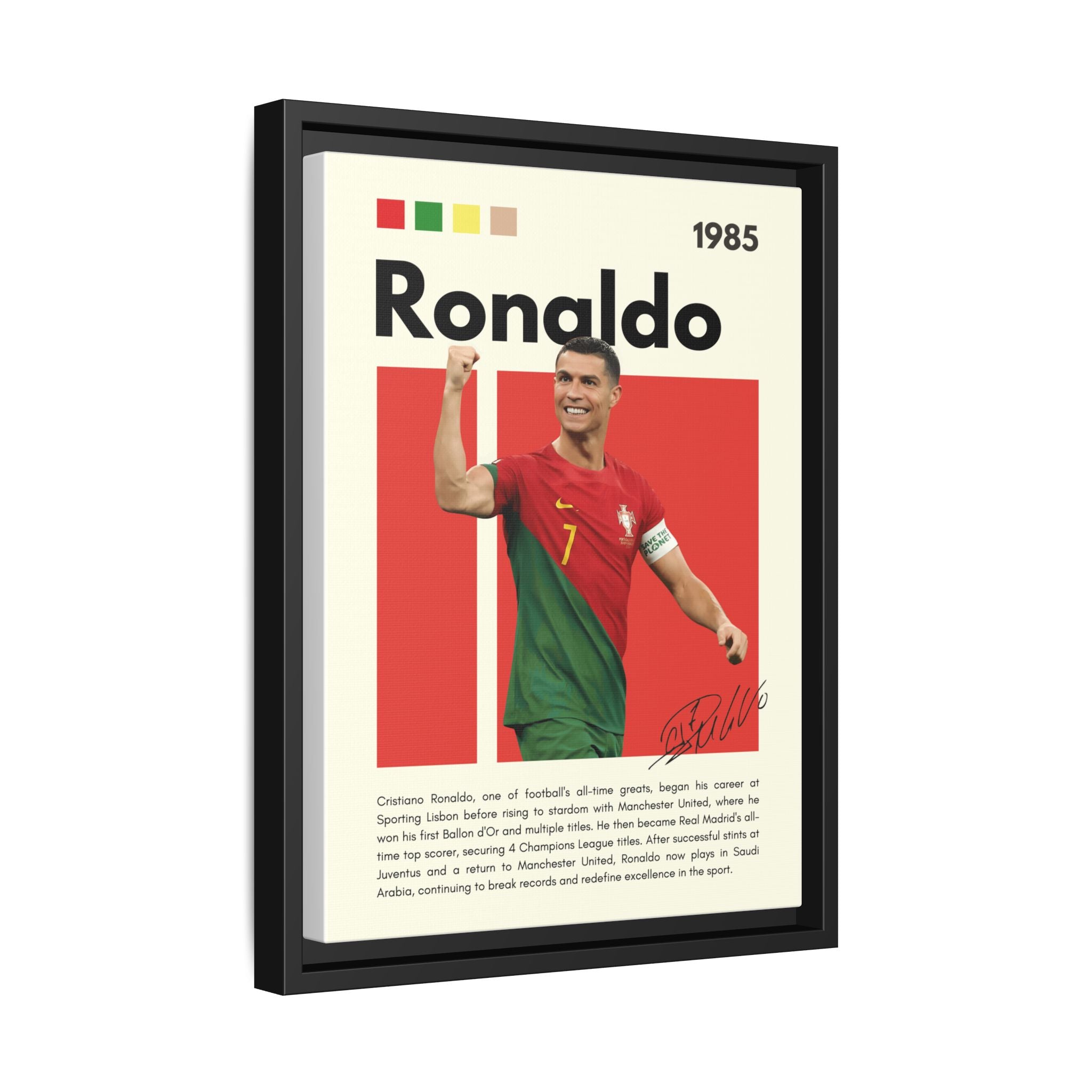 Ronaldo: King of Football - Canvas Wall Art