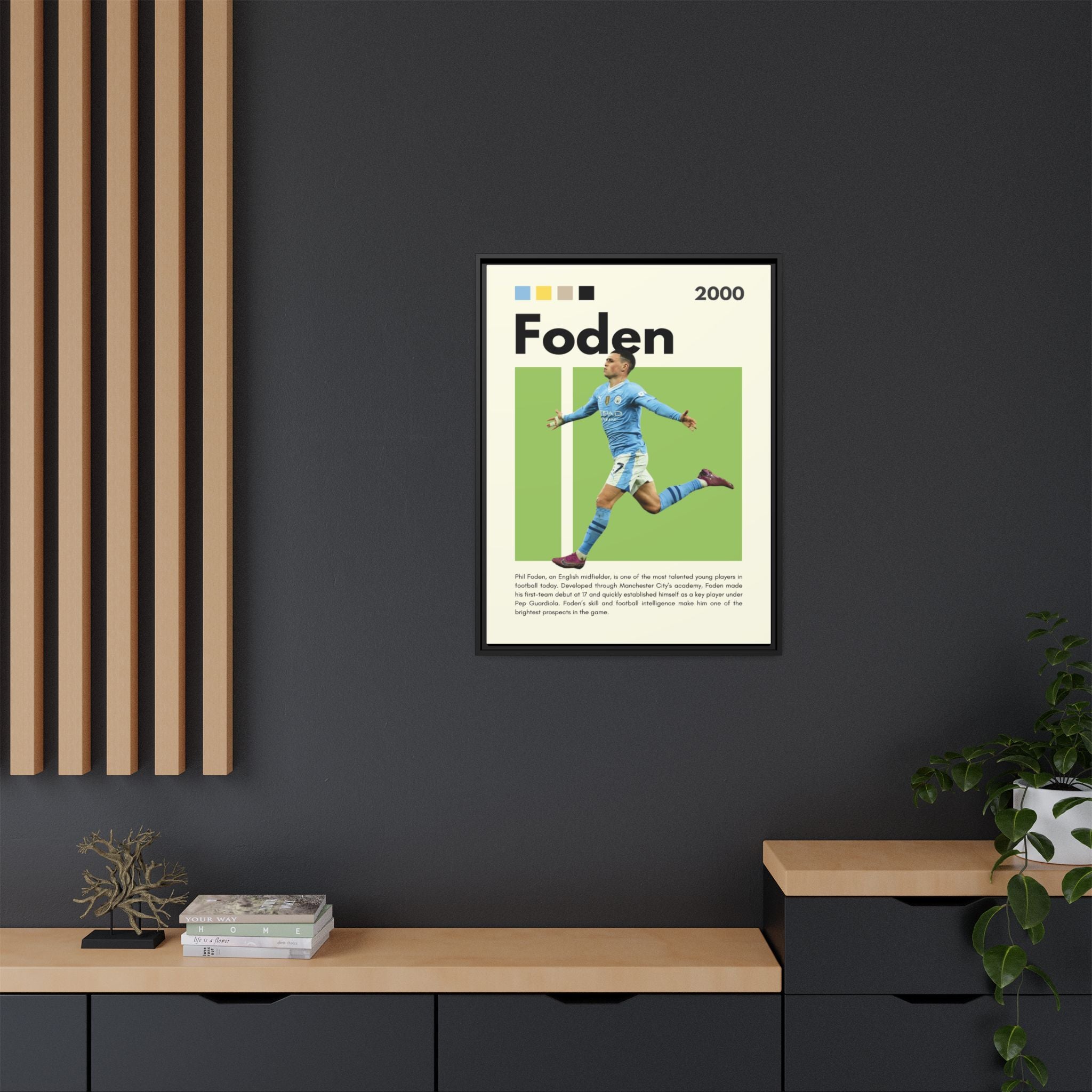 Sky Blue Prodigy - Canvas Wall Art