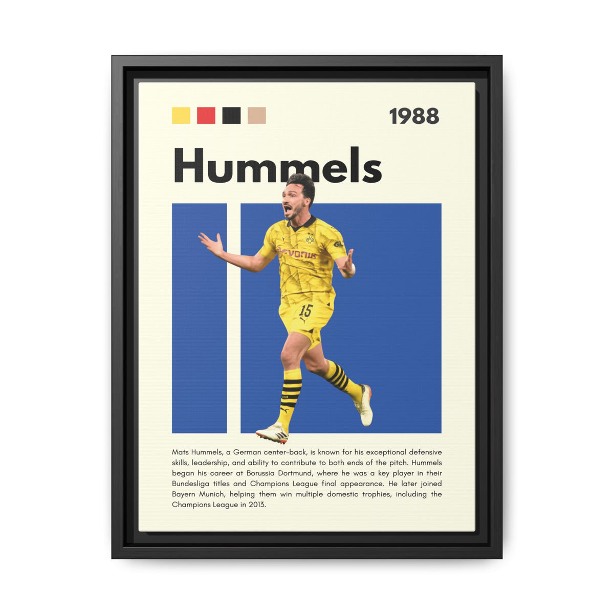 Hummels: Defensive Maestro - Canvas Wall Art