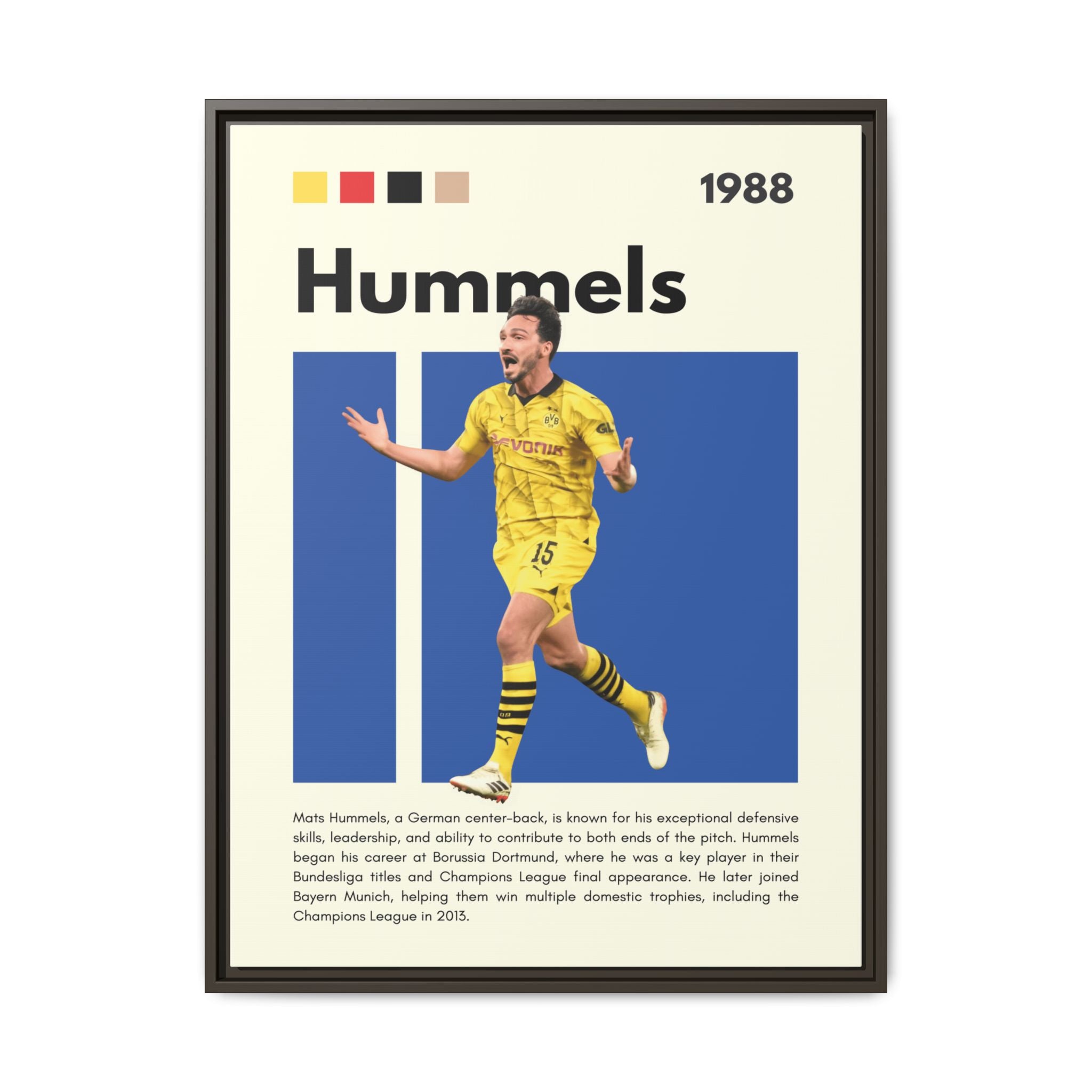 Hummels: Defensive Maestro - Canvas Wall Art