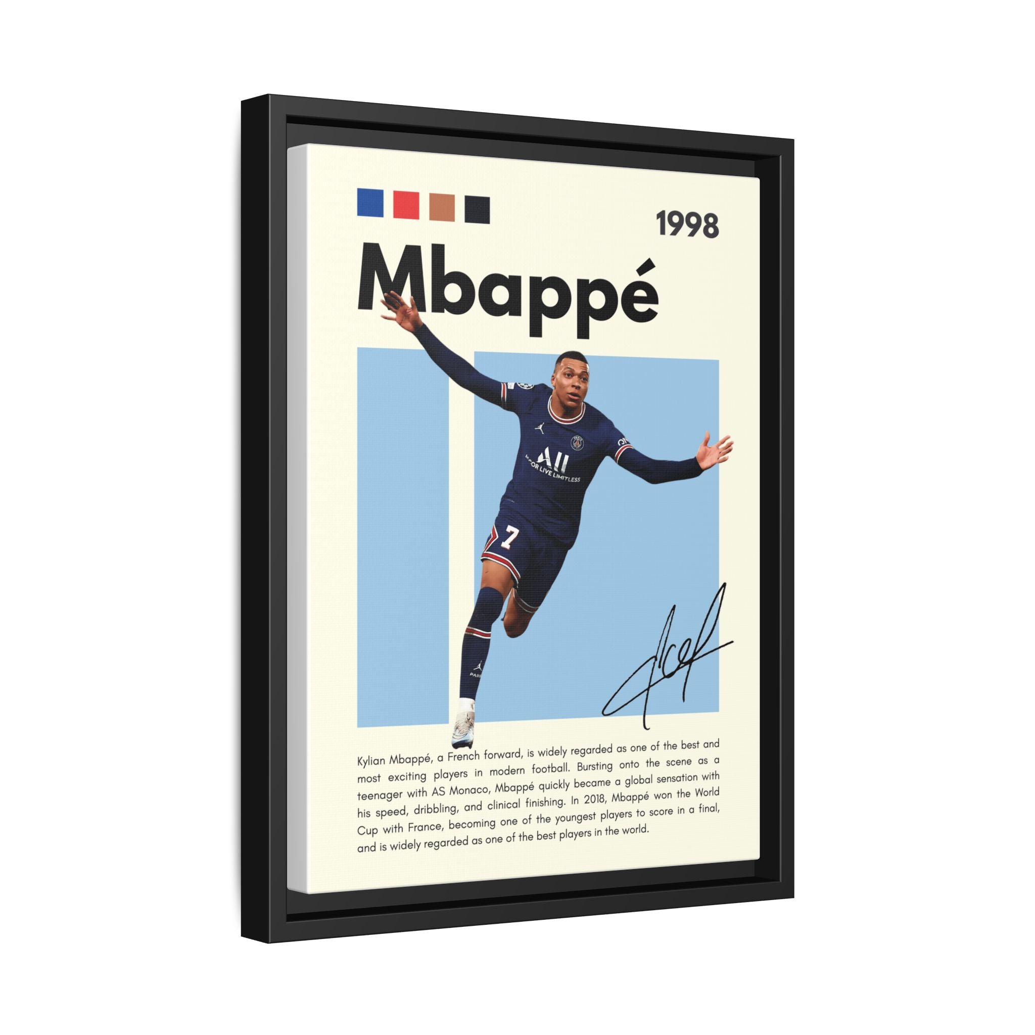 Mbappé Magic - Canvas Wall Art