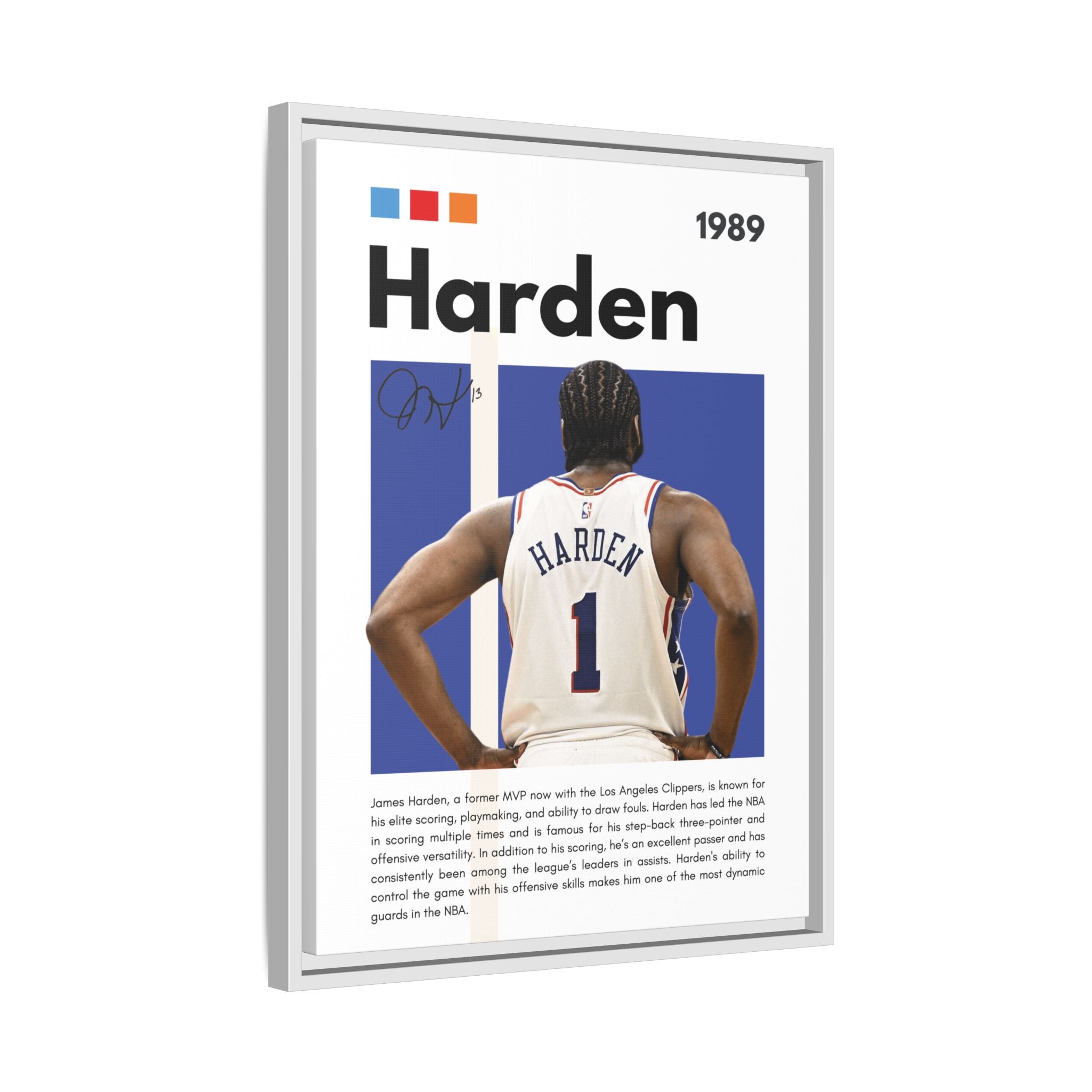 Harden's Stride - Canvas Wall Art
