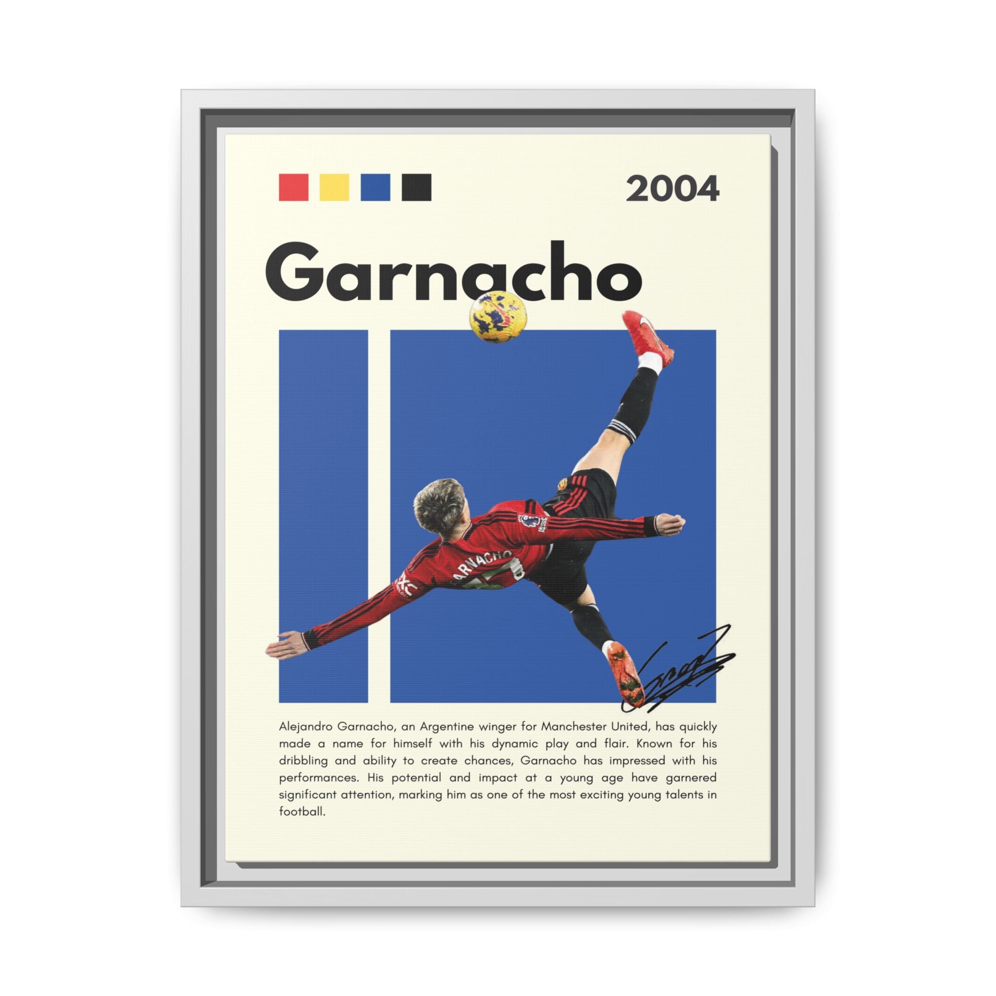 Garnacho Rises - Canvas Wall Art