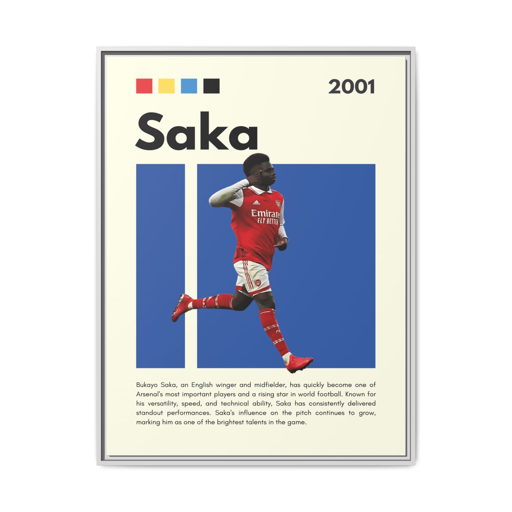 Saka Soars - Canvas Wall Art