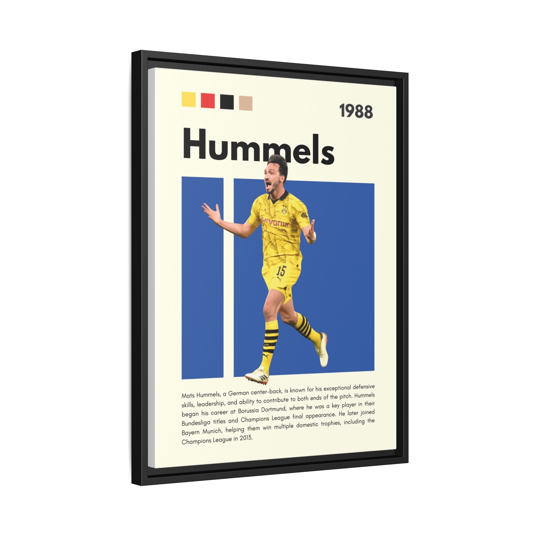 Hummels: Defensive Maestro - Canvas Wall Art