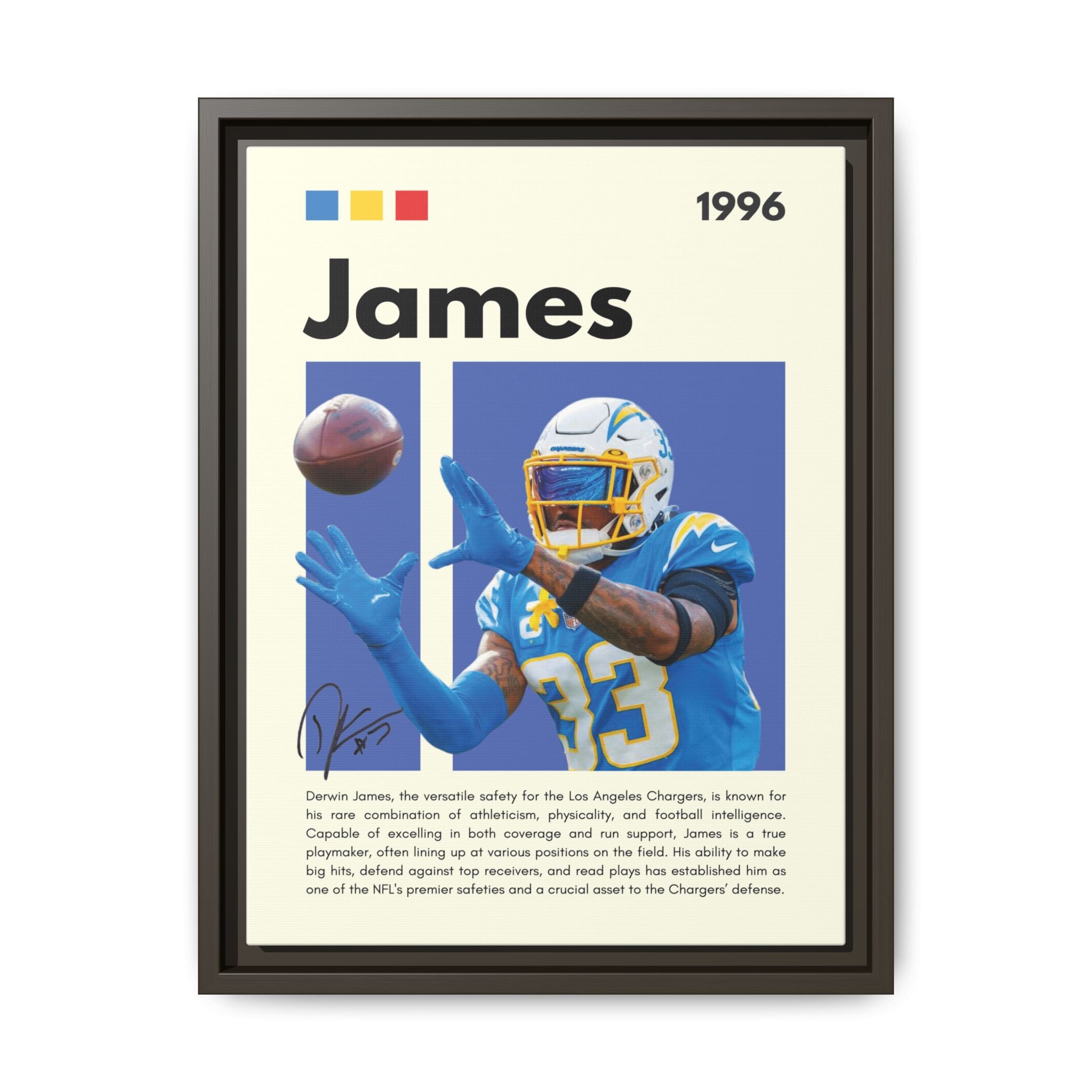 Derwin's Defensive Dominance - Canvas Wall Art