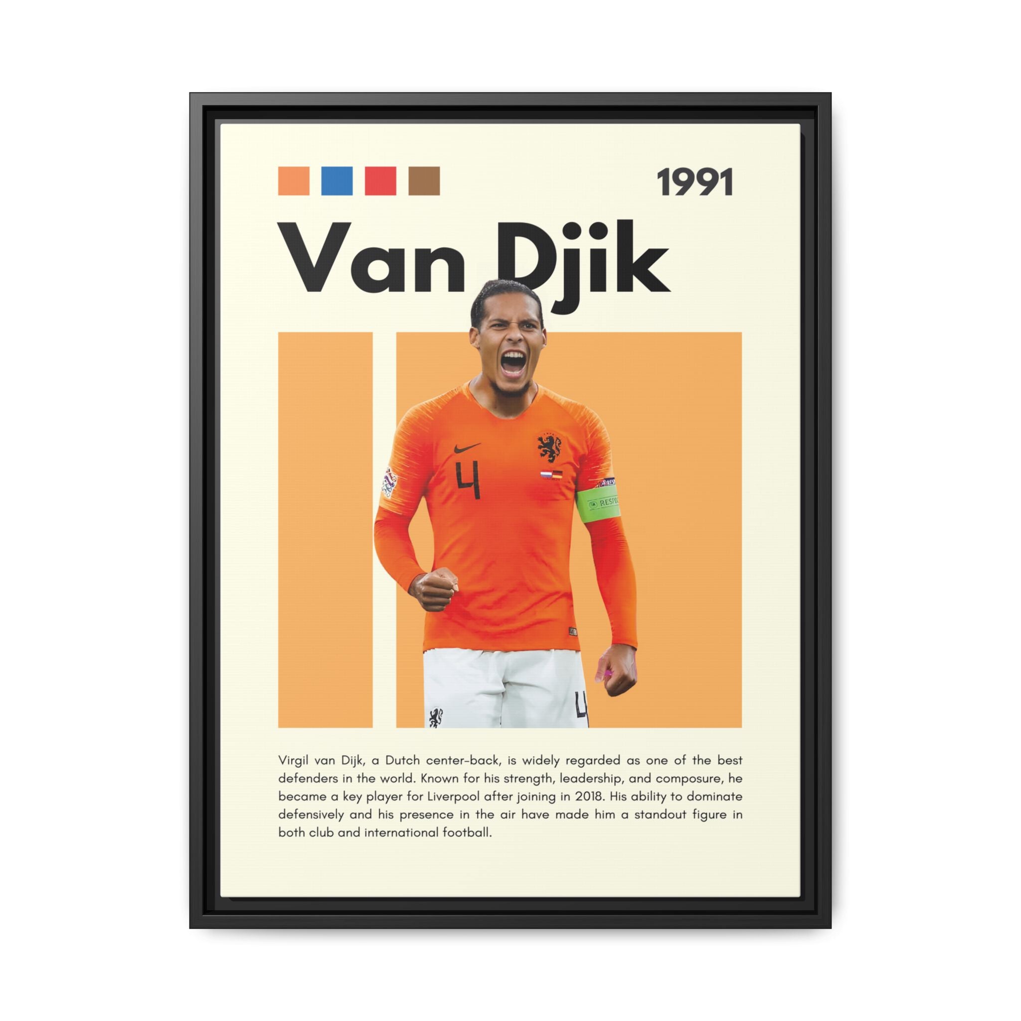 Defender of Orange - Canvas Wall Art