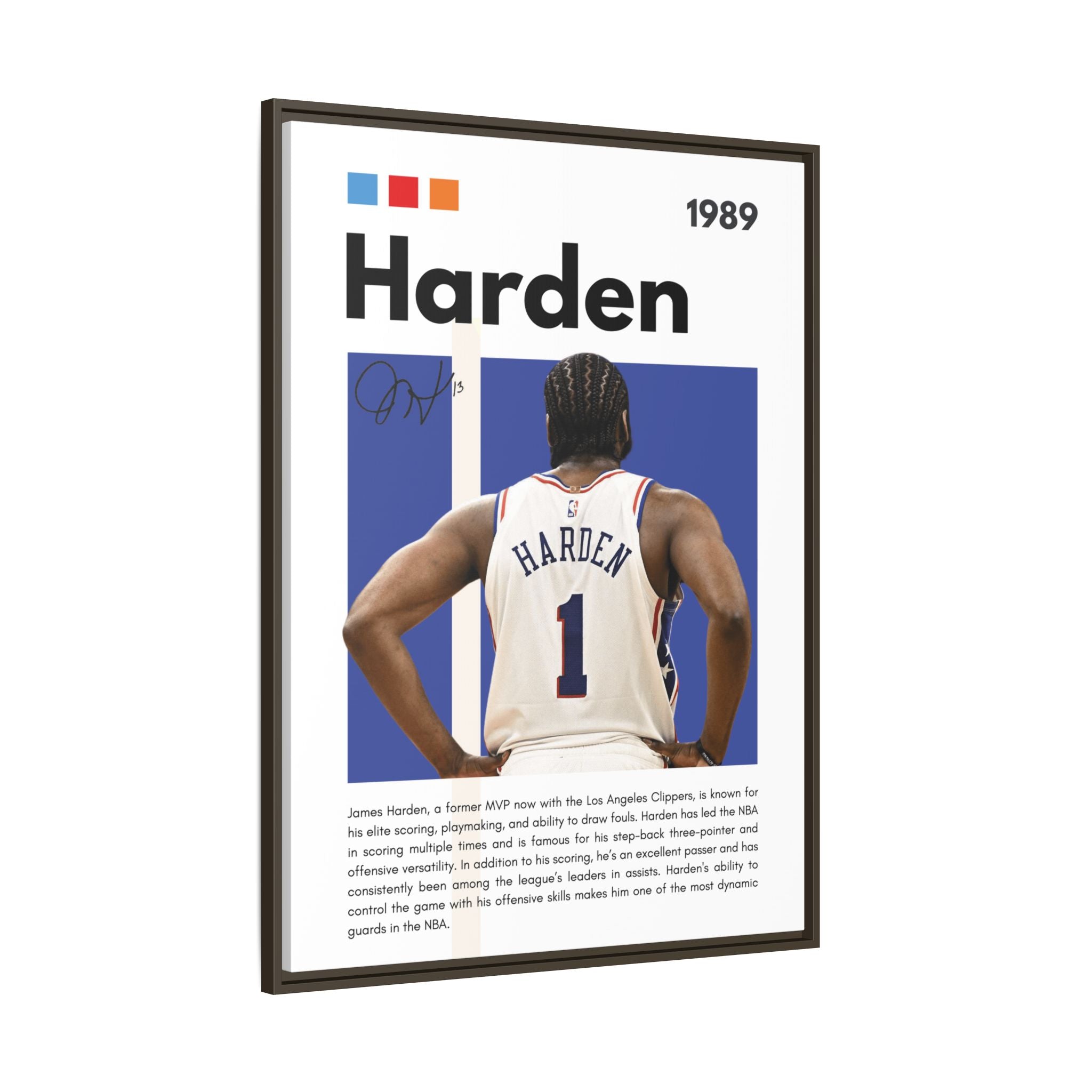 Harden's Stride - Canvas Wall Art