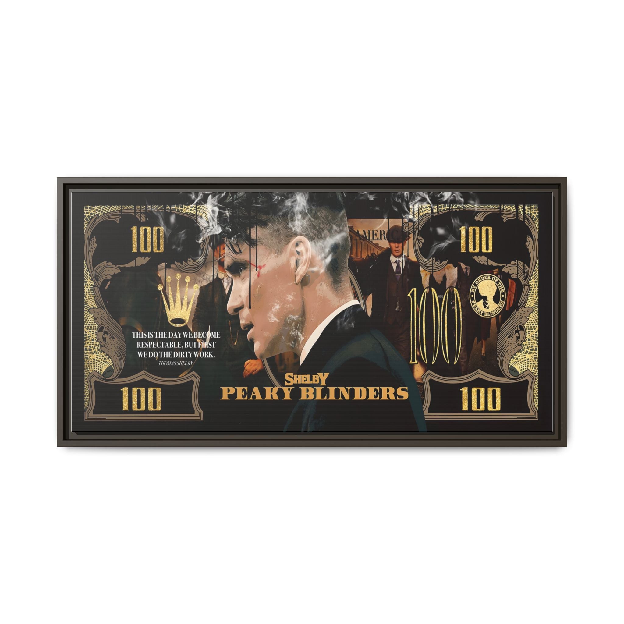 Peaky Blinders Golden Era: Shelby Saga in Commemorative Art, Criminal Elegance Poster - Canvas Wall Art