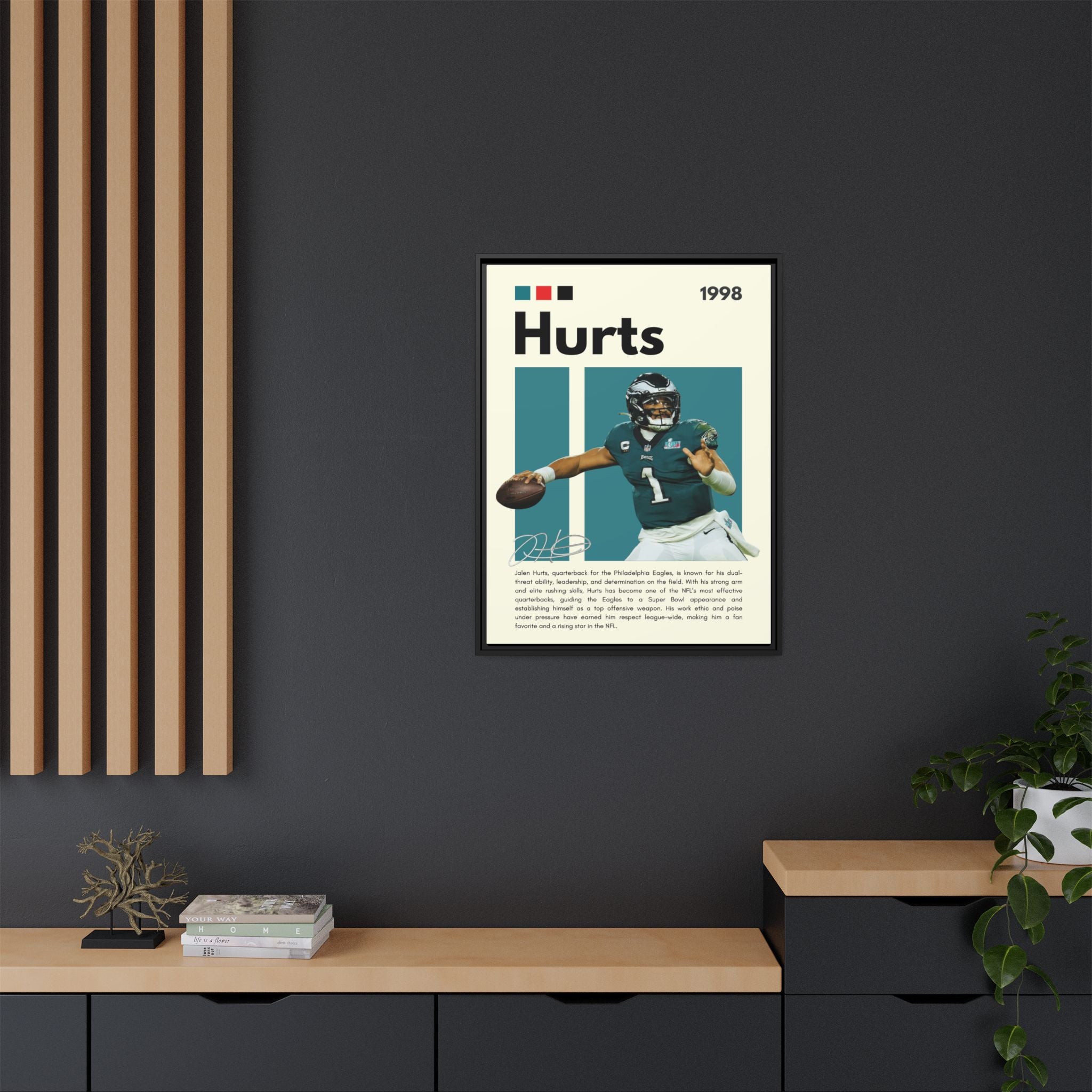 Quarterback's Triumph - Canvas Wall Art