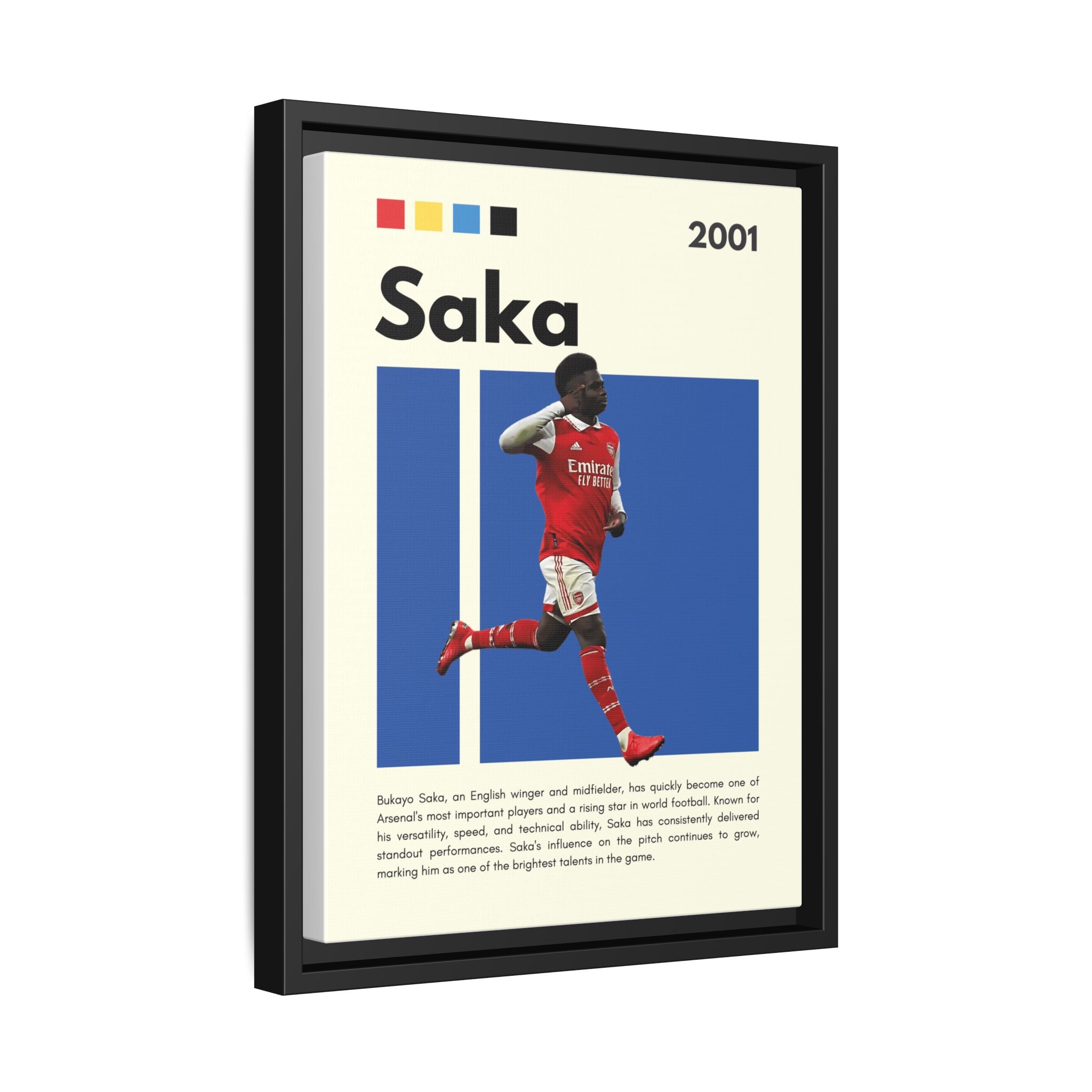 Saka Soars - Canvas Wall Art
