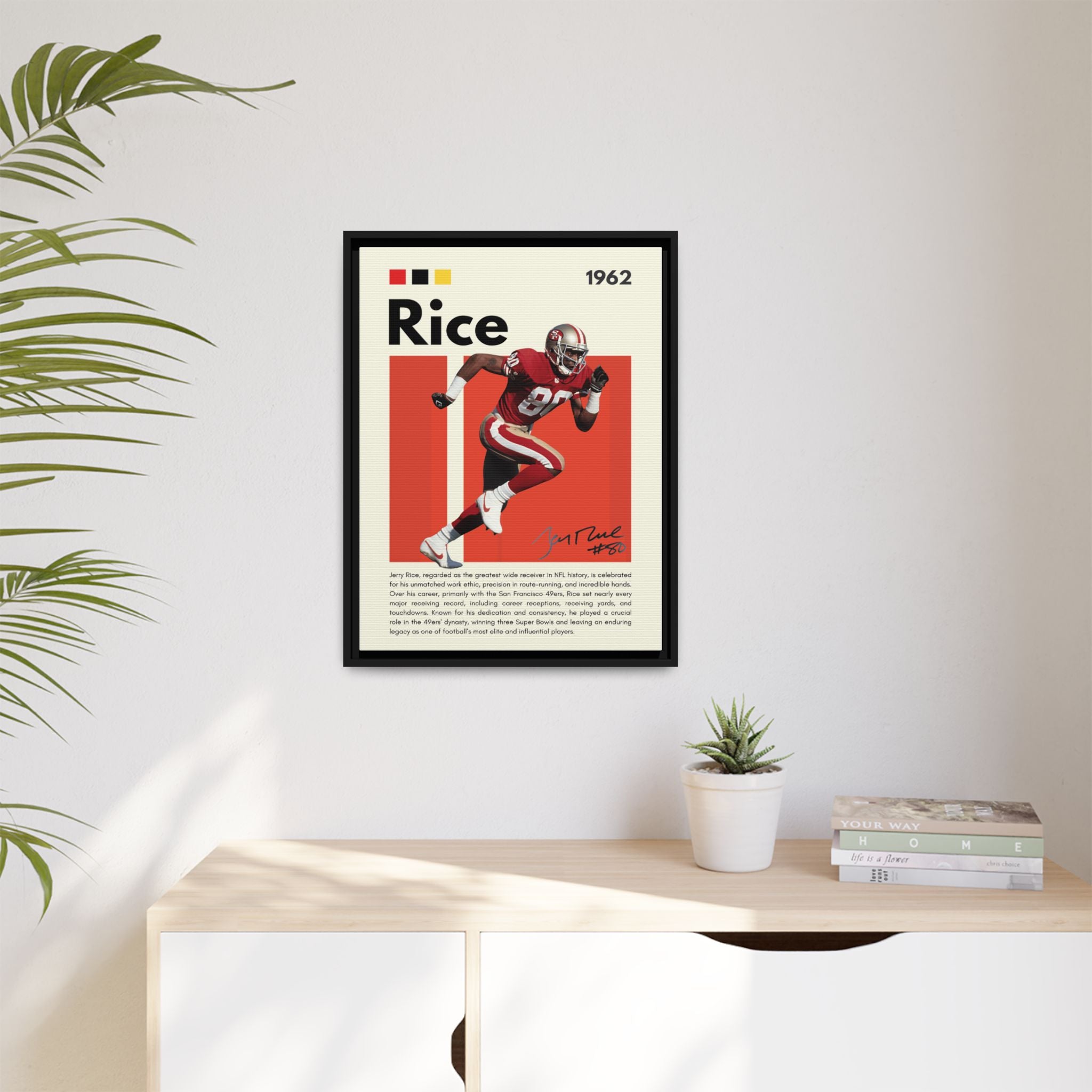 Jerry Rice: Gridiron Legend - Canvas Wall Art