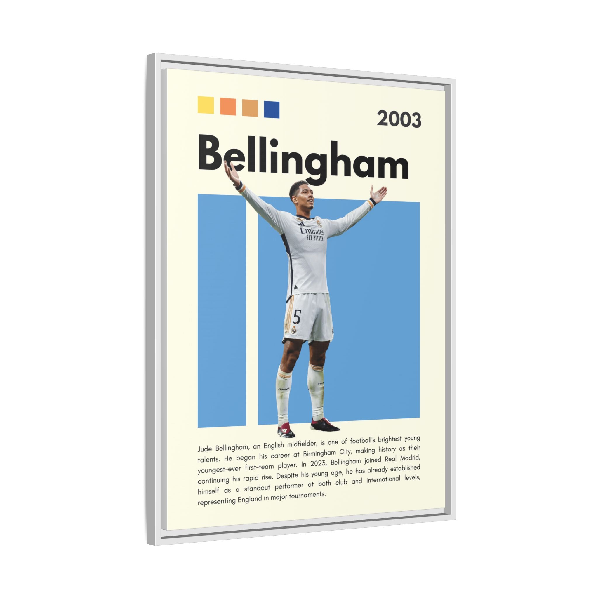 Jude Bellingham: Rising Star - Canvas Wall Art