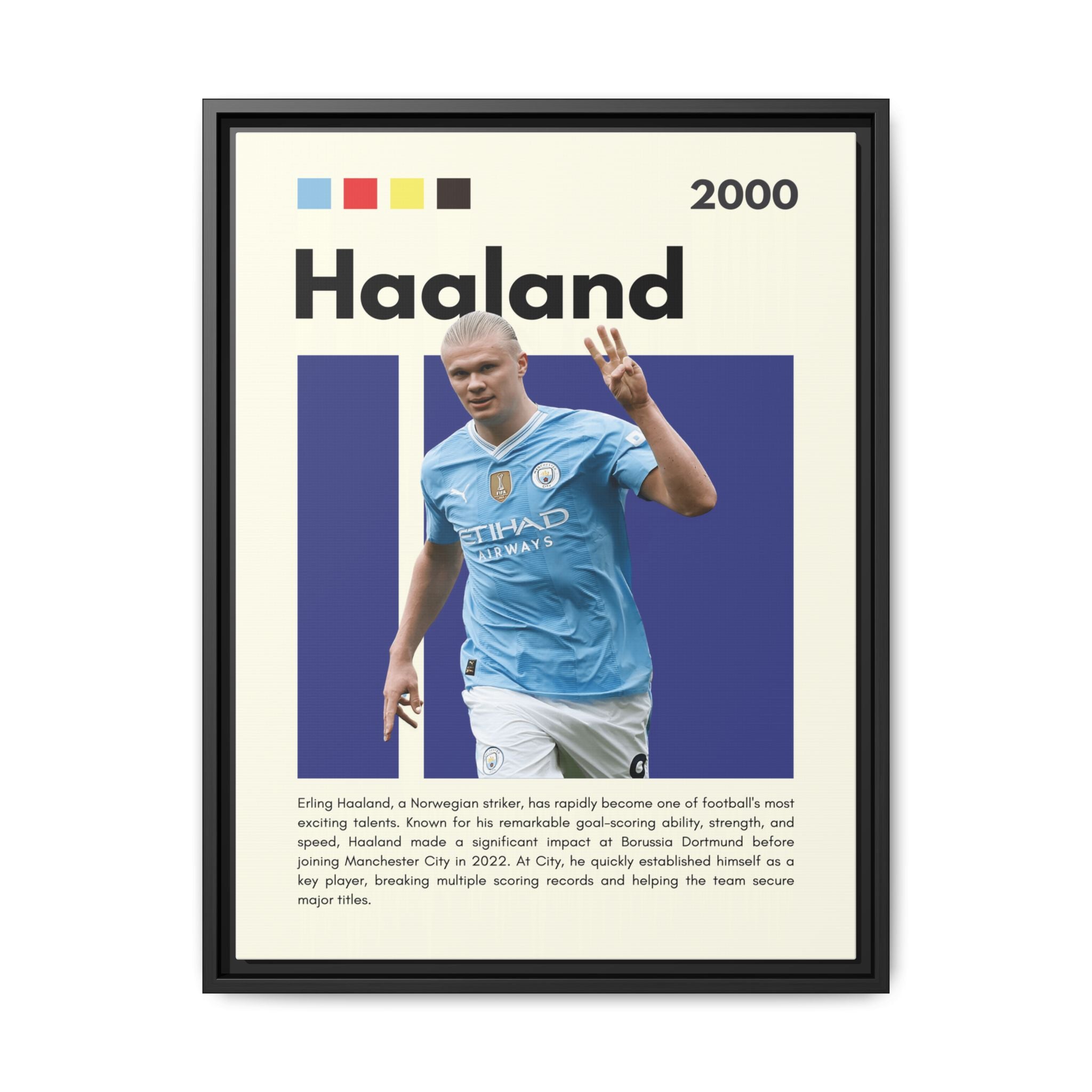 Haaland Rising - Canvas Wall Art