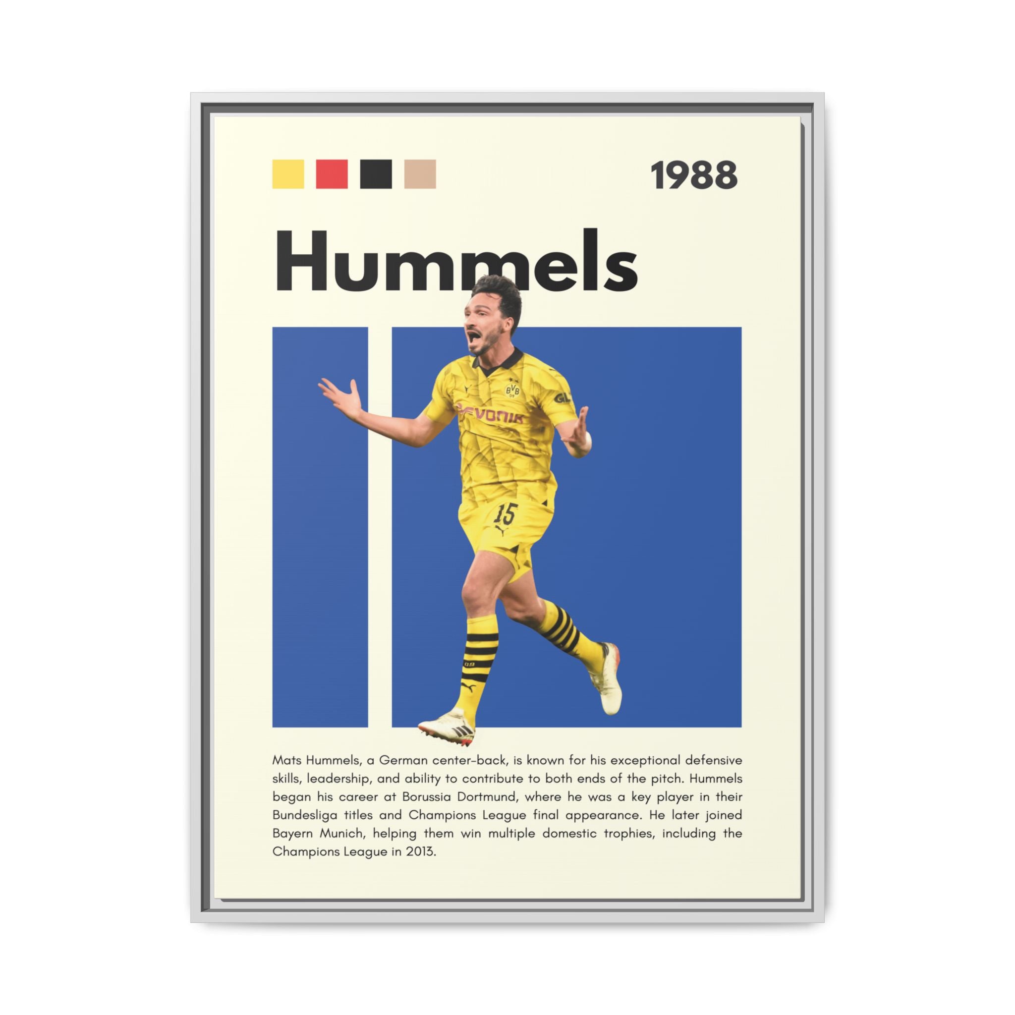 Hummels: Defensive Maestro - Canvas Wall Art