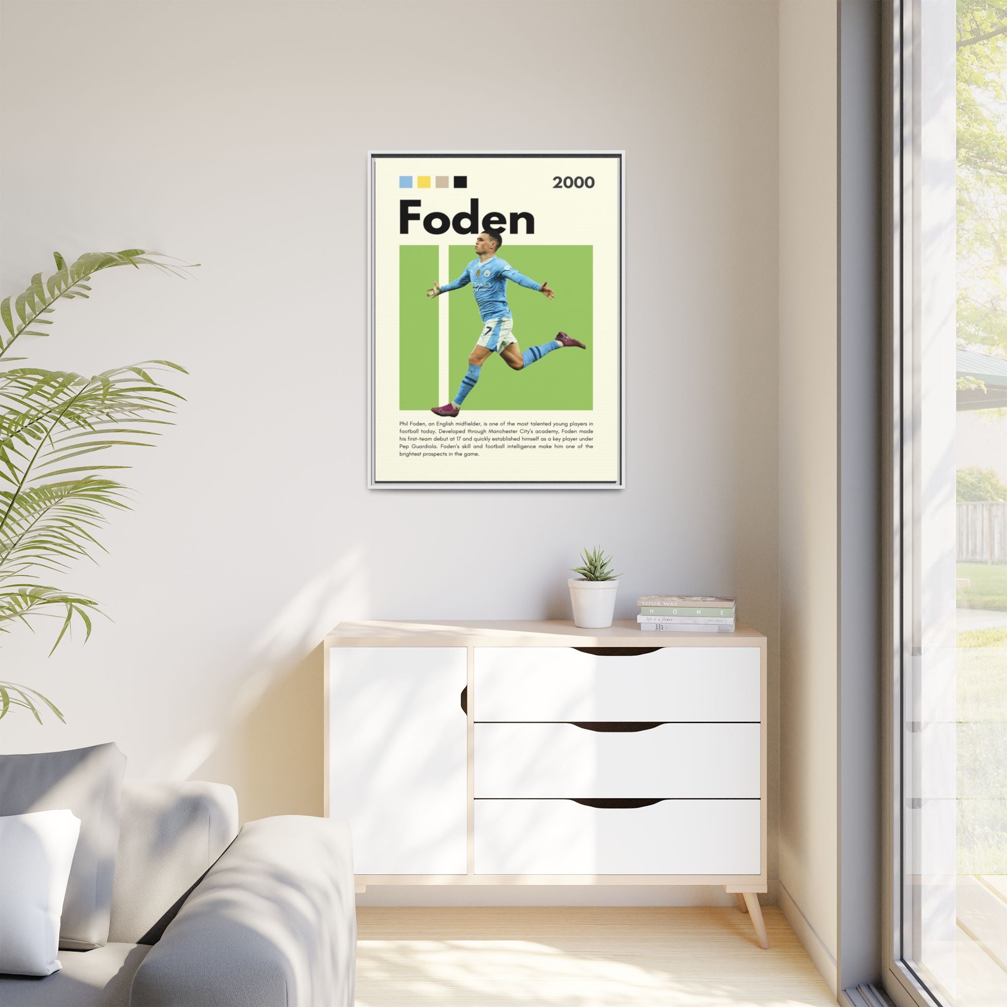Sky Blue Prodigy - Canvas Wall Art