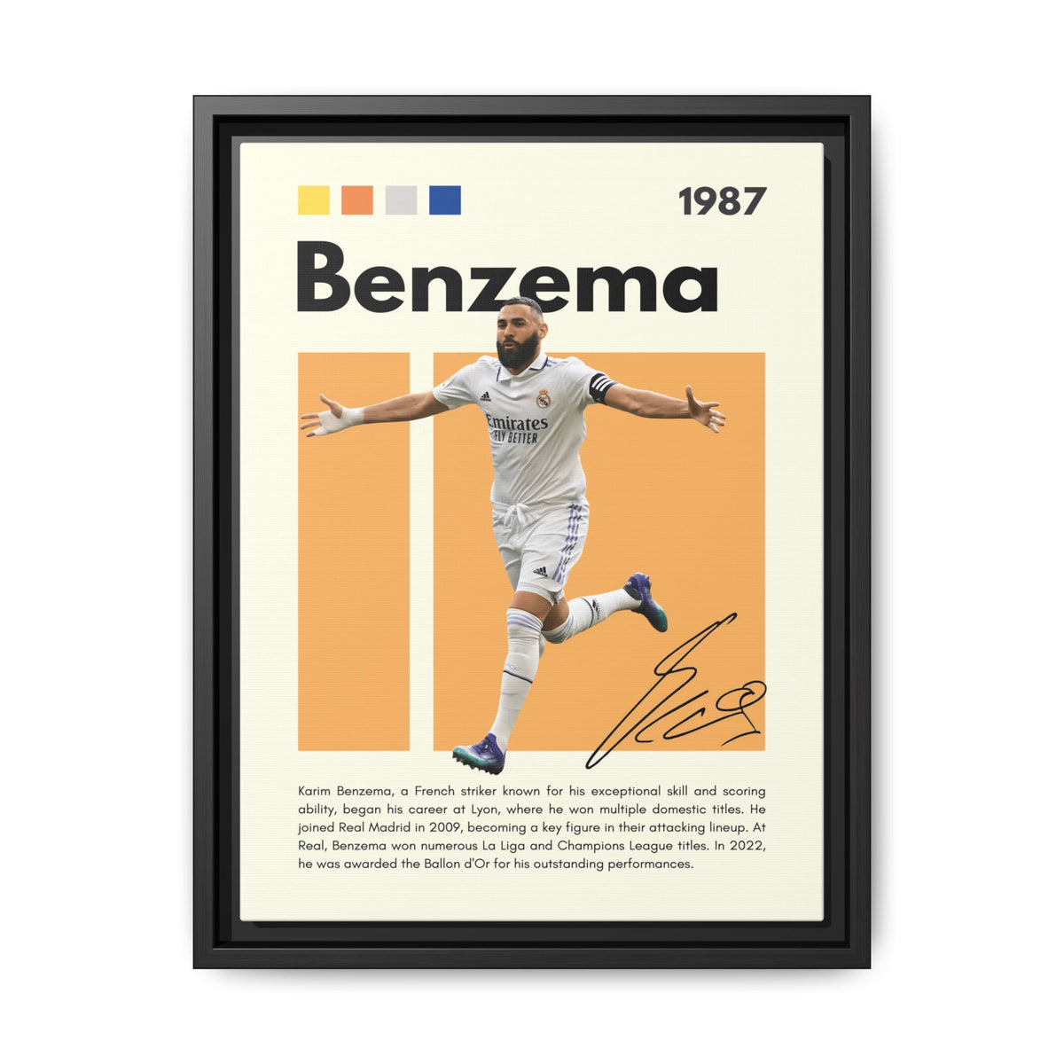 Striker's Glory - Canvas Wall Art