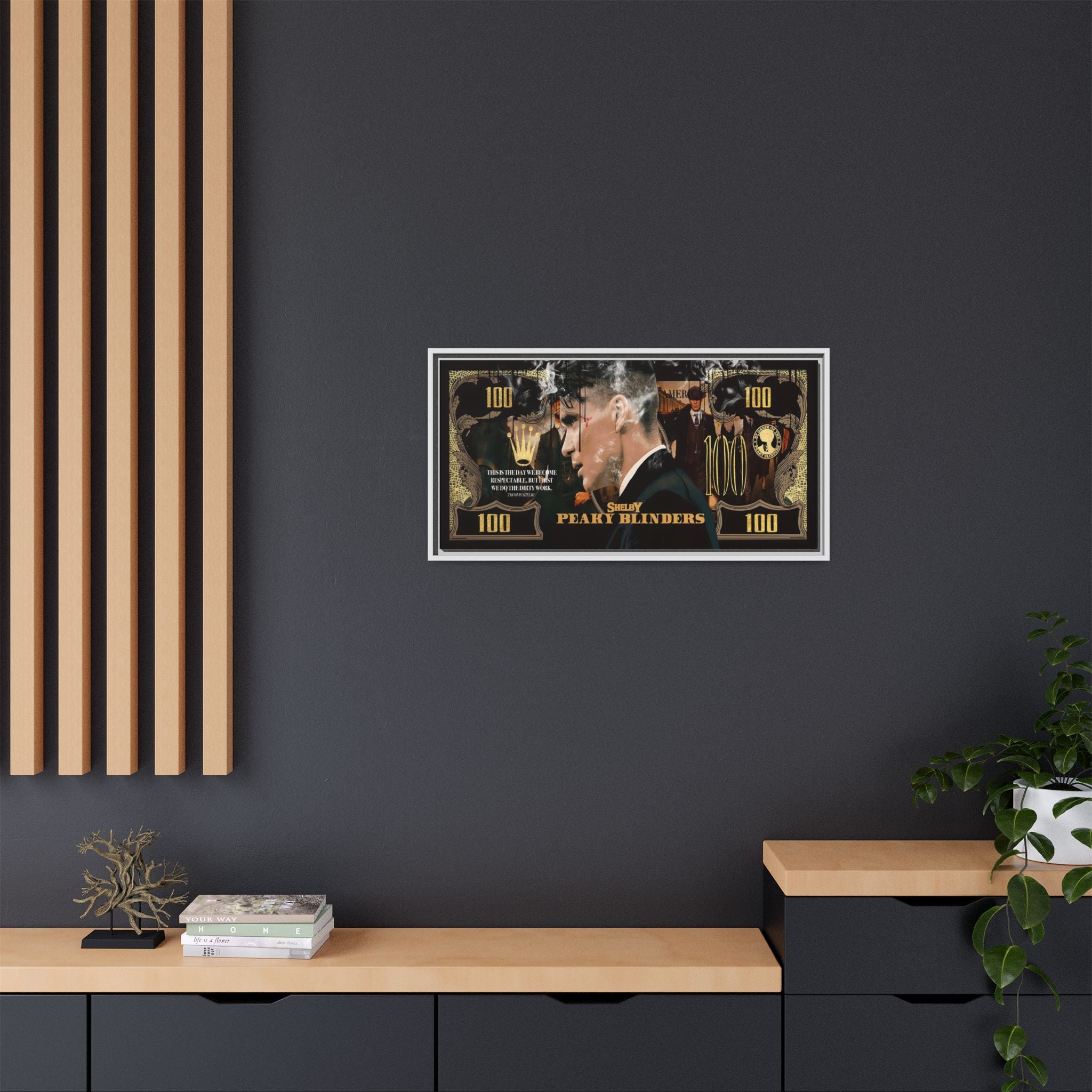 Peaky Blinders Golden Era: Shelby Saga in Commemorative Art, Criminal Elegance Poster - Canvas Wall Art