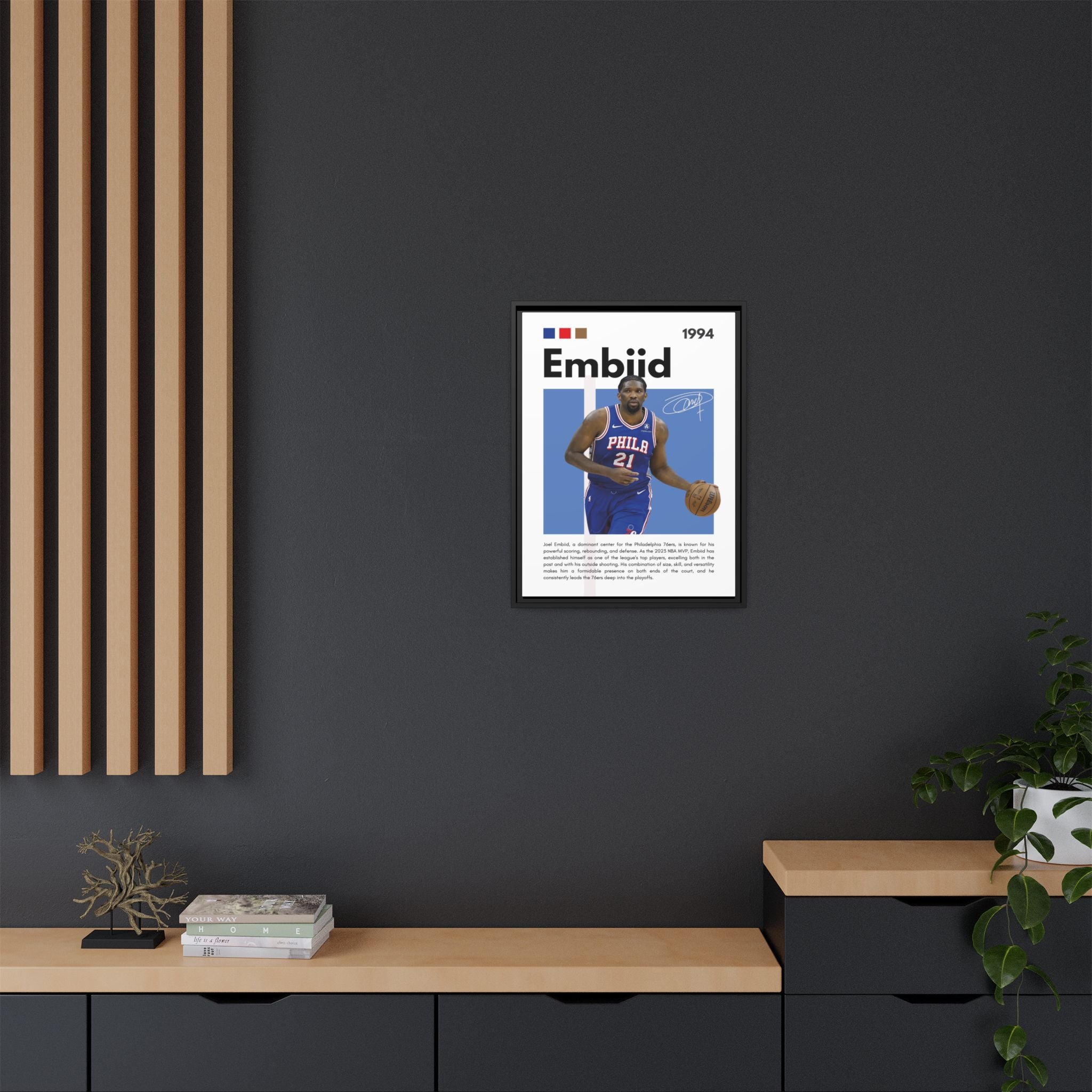 Embiid MVP - Canvas Wall Art