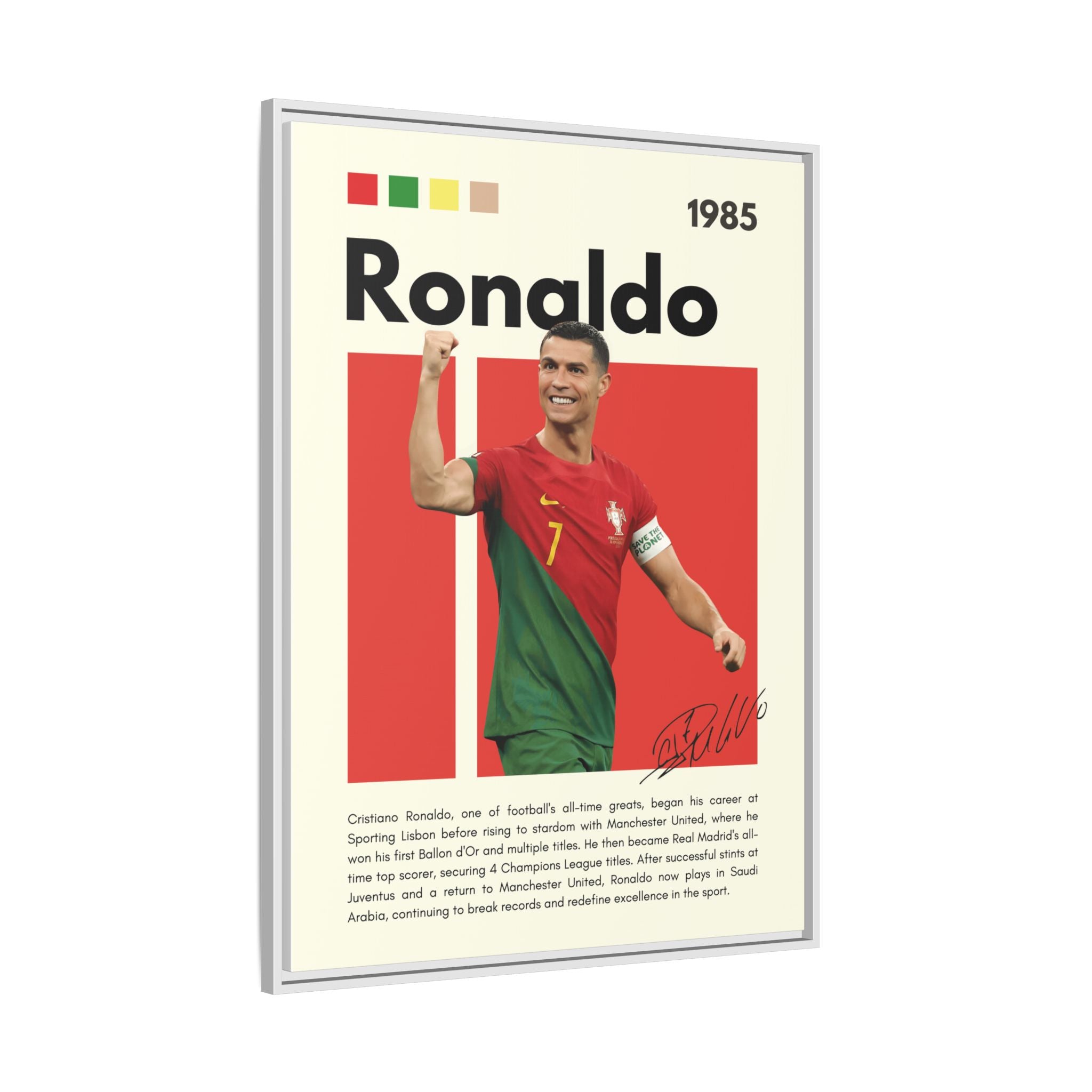 Ronaldo: King of Football - Canvas Wall Art