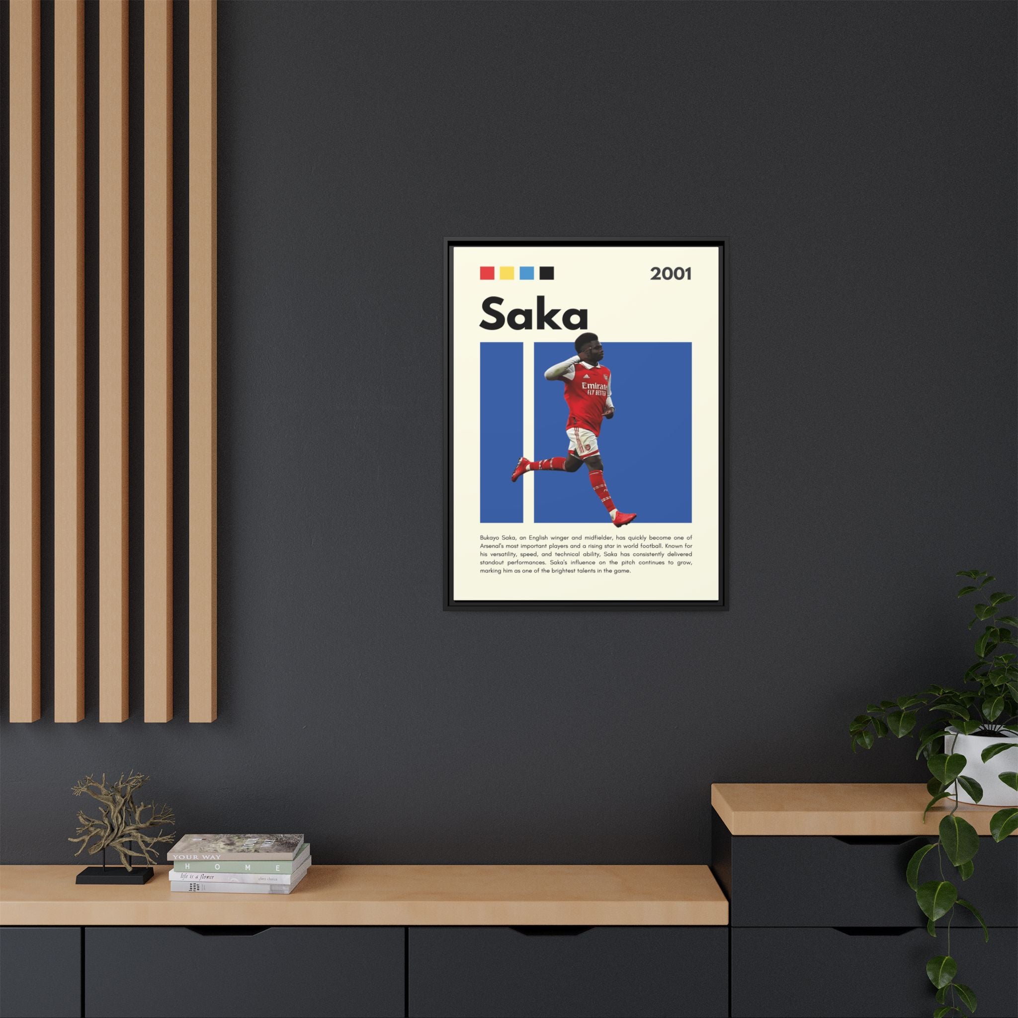 Saka Soars - Canvas Wall Art