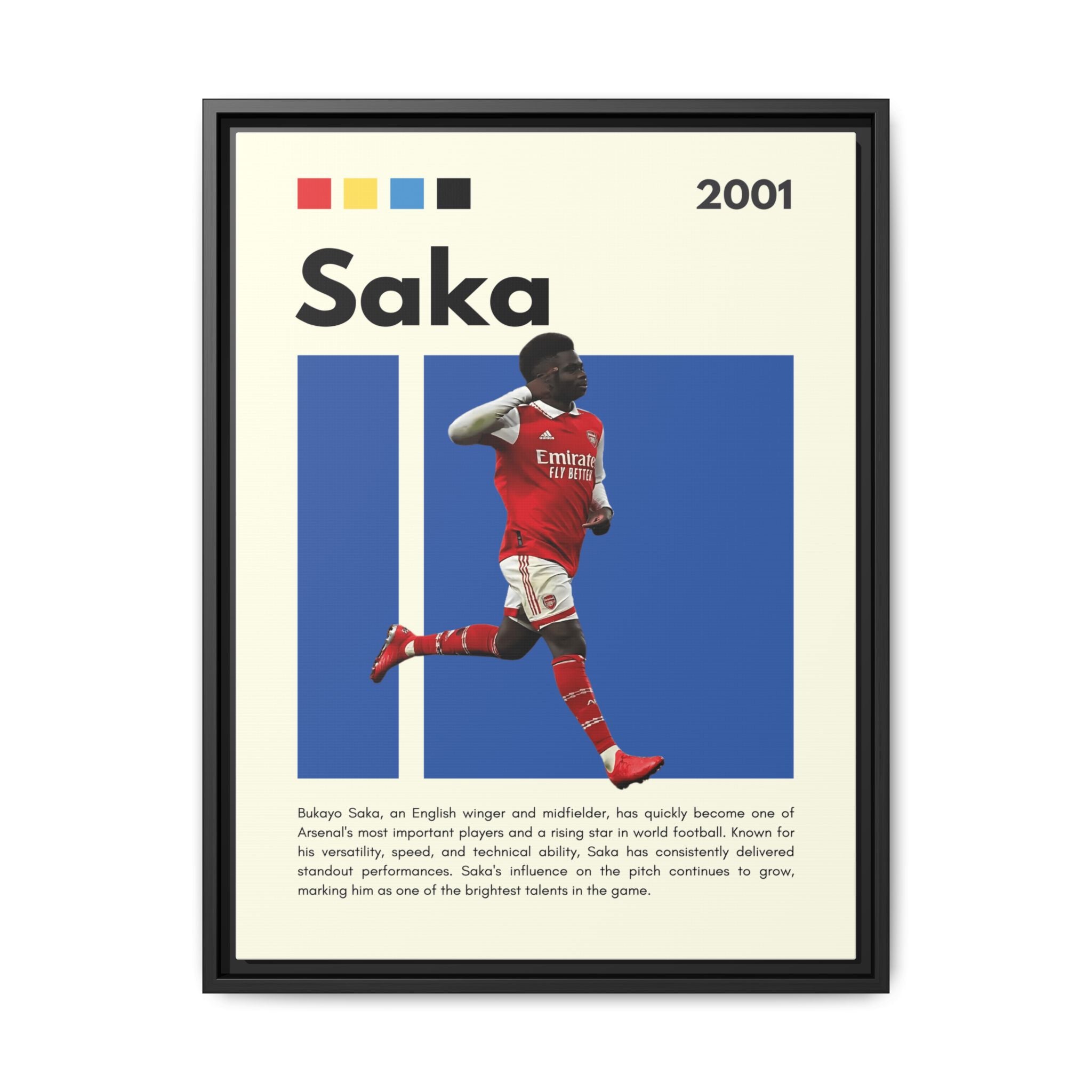 Saka Soars - Canvas Wall Art