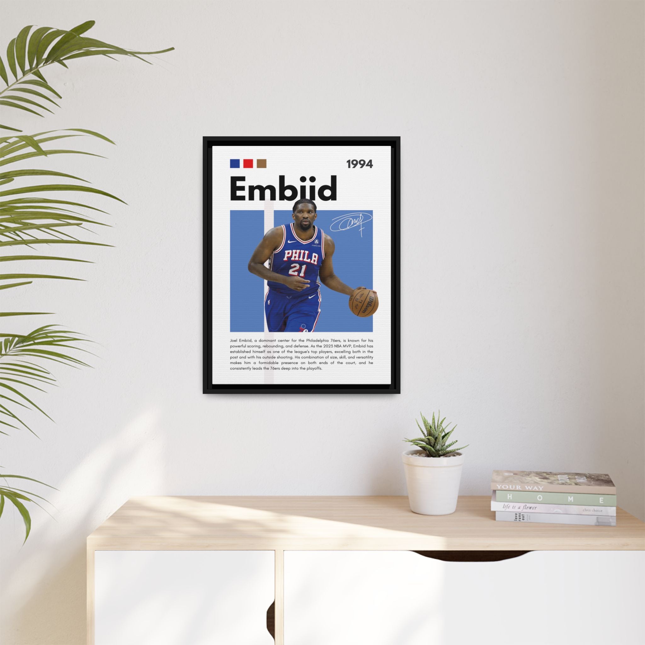 Embiid MVP - Canvas Wall Art
