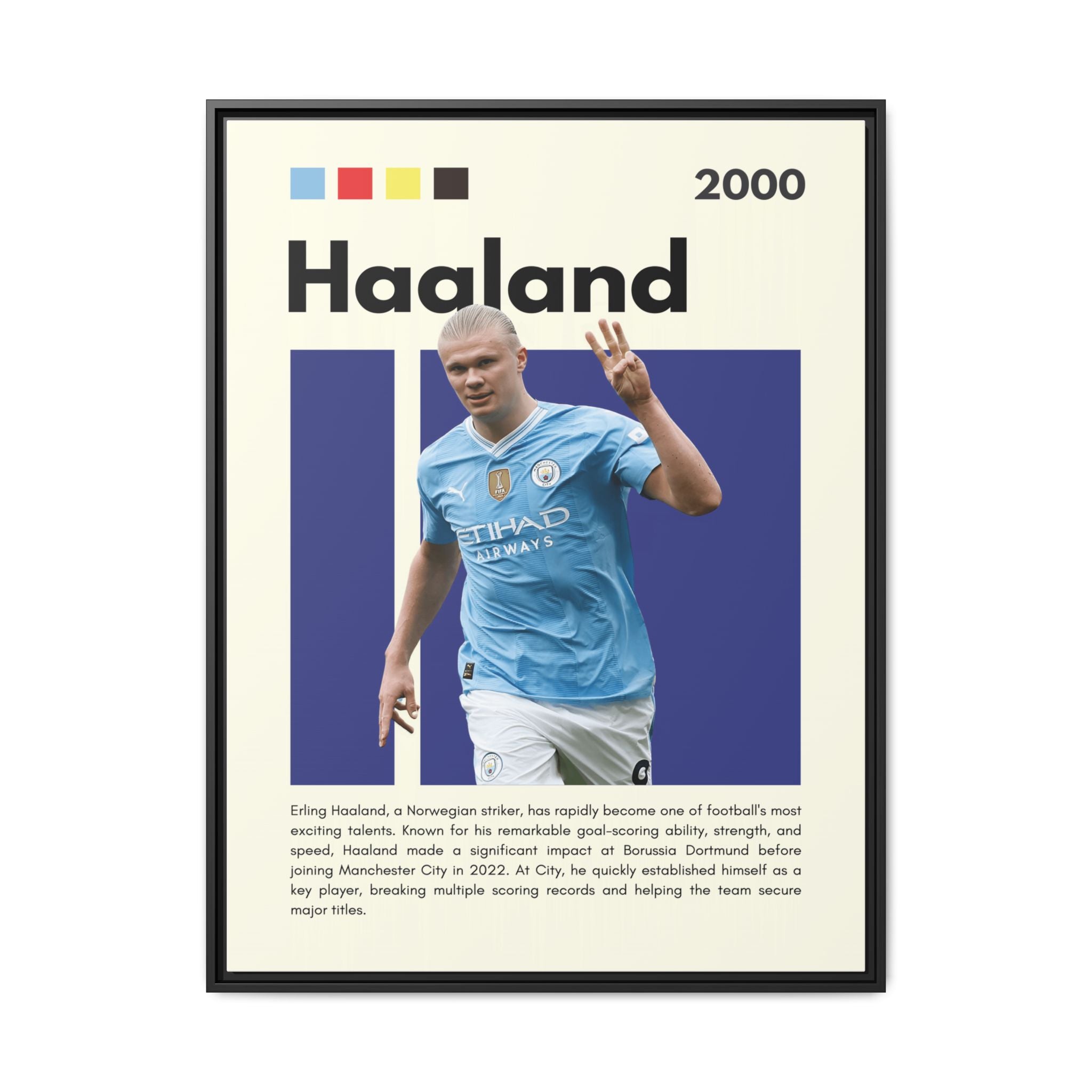Haaland Rising - Canvas Wall Art