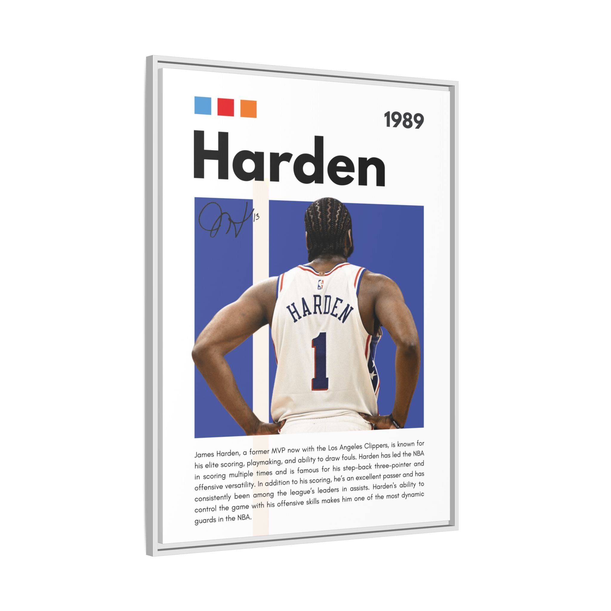 Harden's Stride - Canvas Wall Art