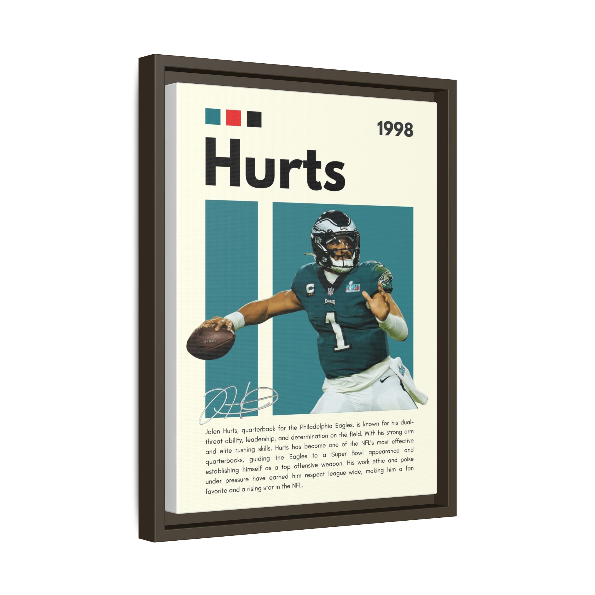 Quarterback's Triumph - Canvas Wall Art