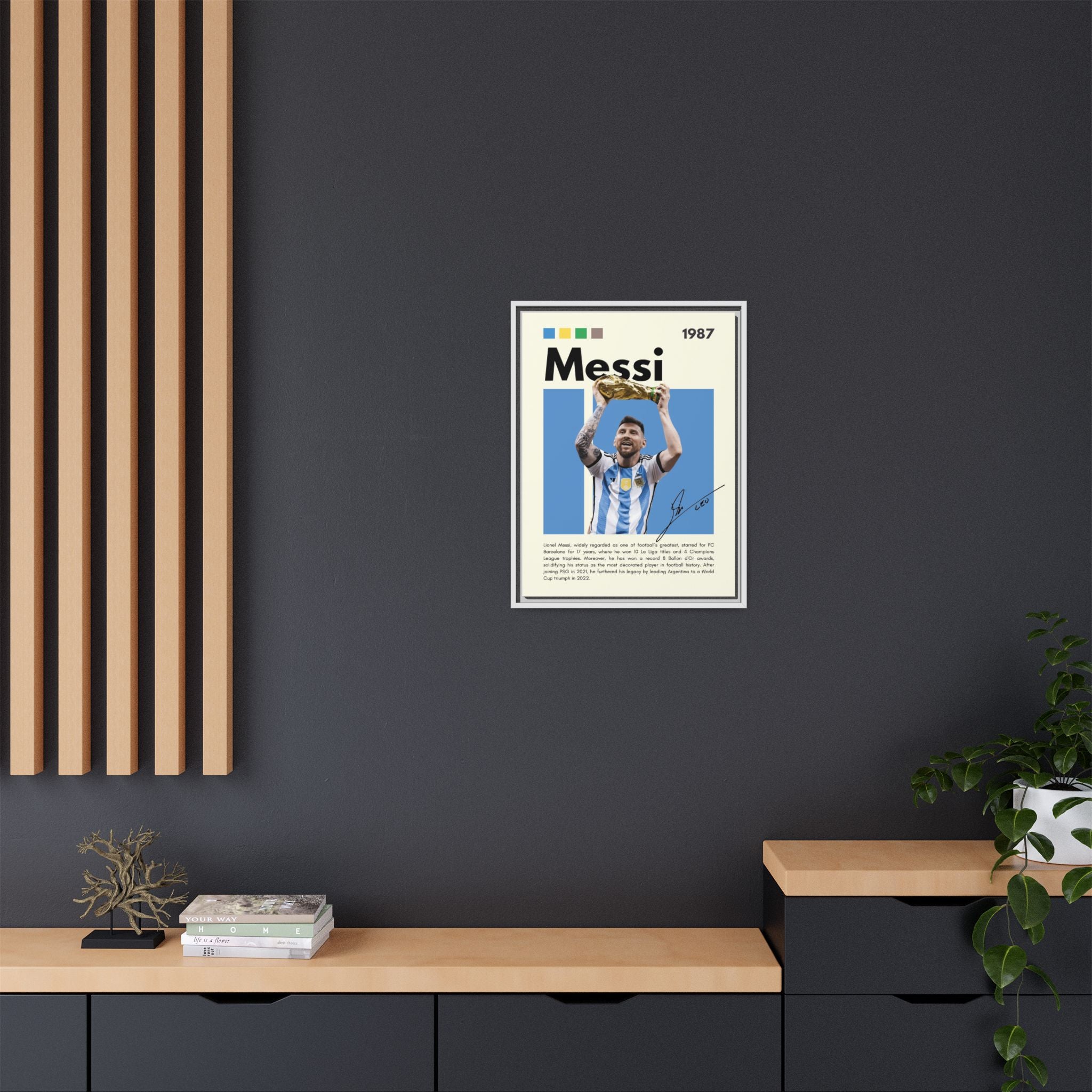 Messi's Triumph - Canvas Wall Art