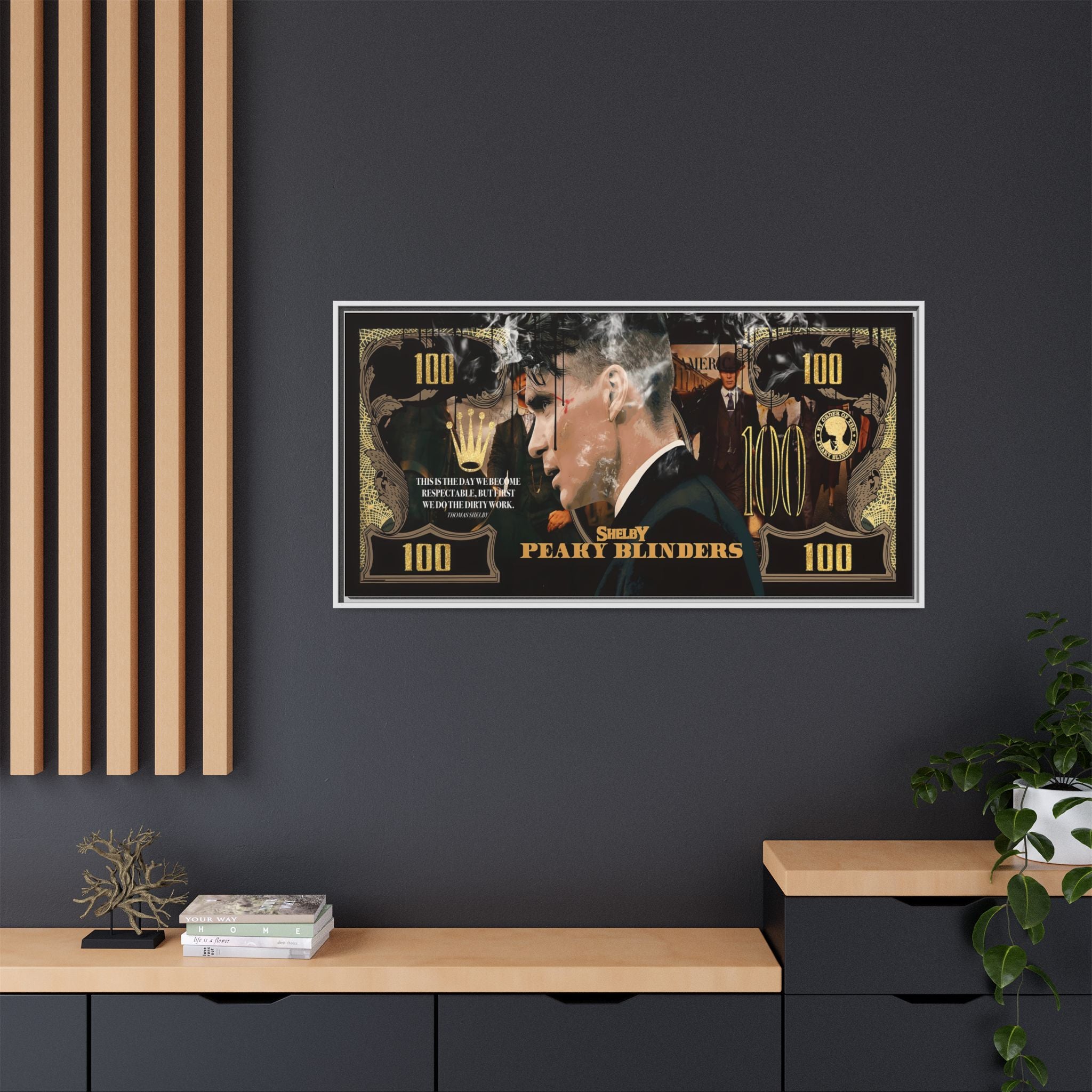 Peaky Blinders Golden Era: Shelby Saga in Commemorative Art, Criminal Elegance Poster - Canvas Wall Art