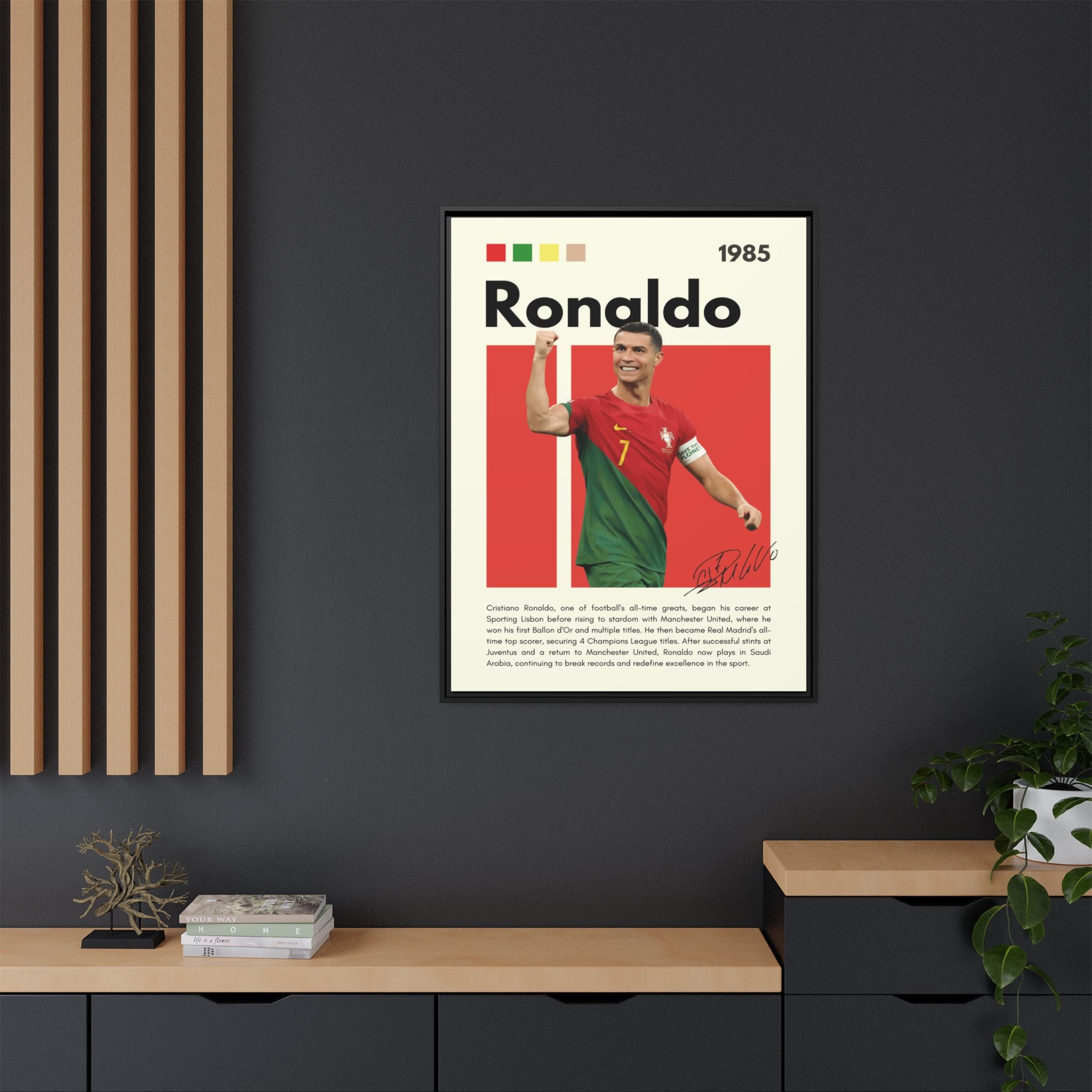 Ronaldo: King of Football - Canvas Wall Art