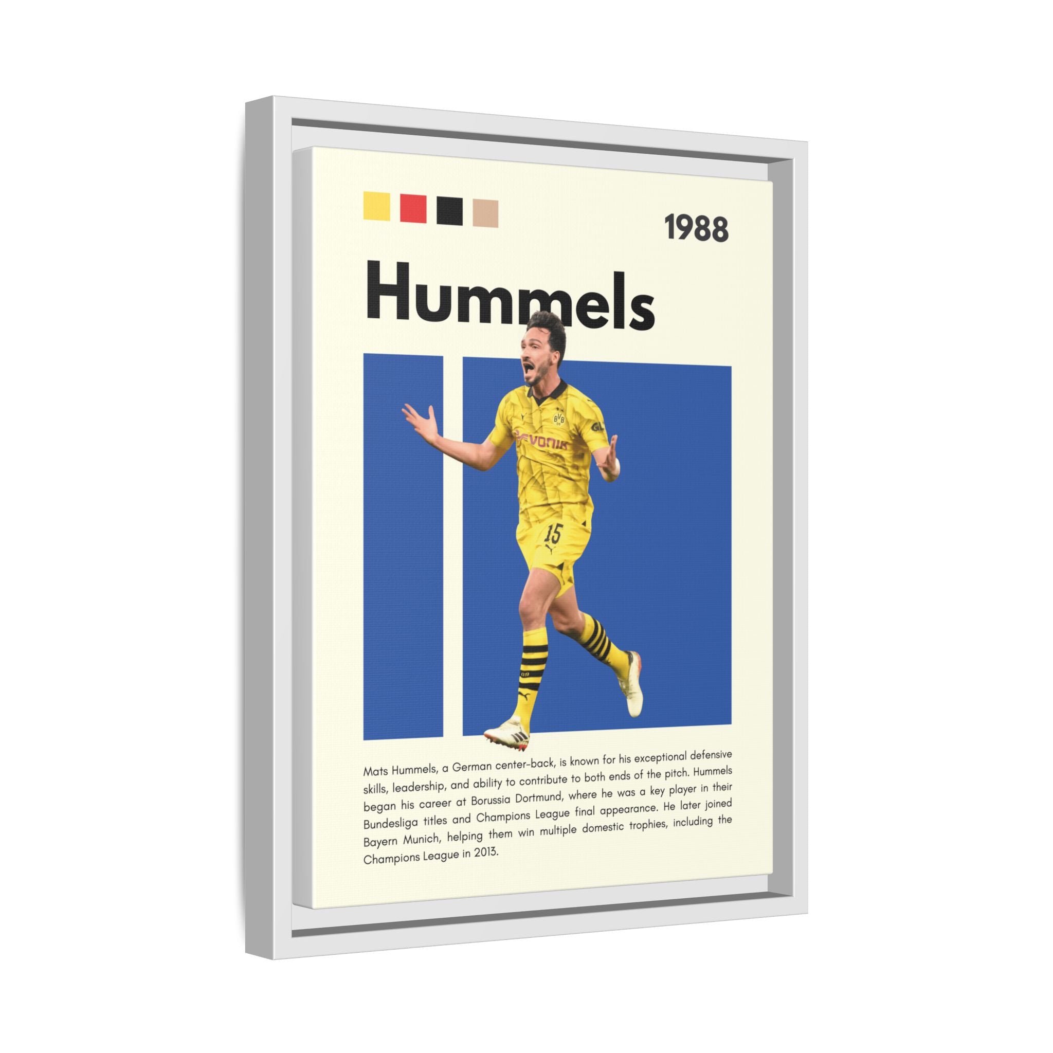 Hummels: Defensive Maestro - Canvas Wall Art