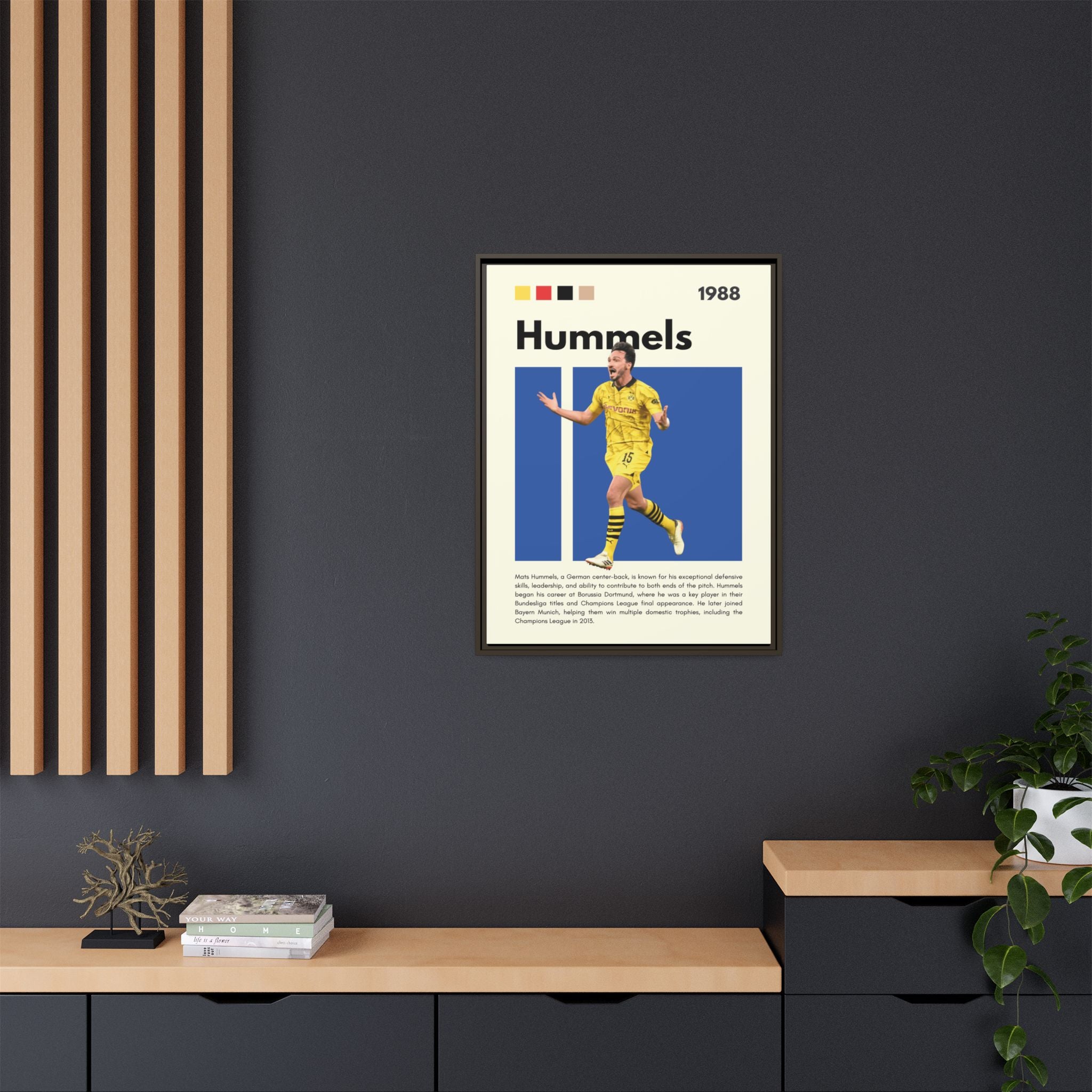 Hummels: Defensive Maestro - Canvas Wall Art